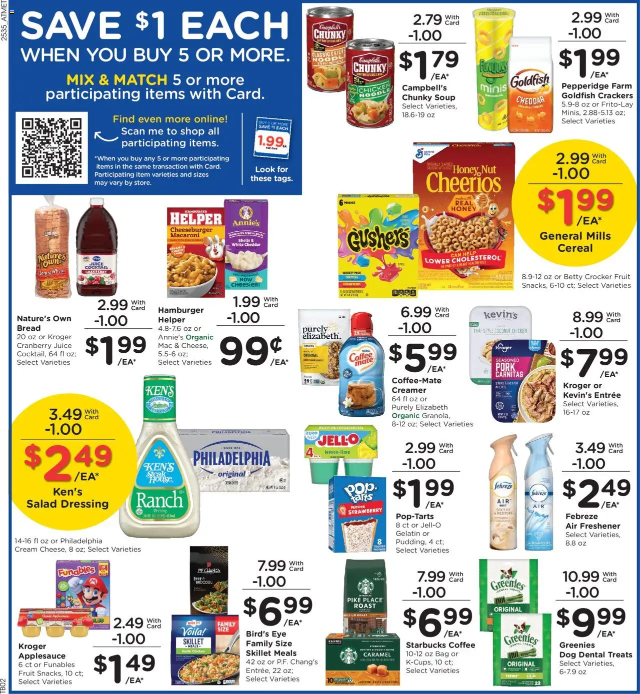 Kroger Weekly Ad - valid from 01.10.2025 | Page: 4 | Products: Toaster, Skillet, Cream, Bag