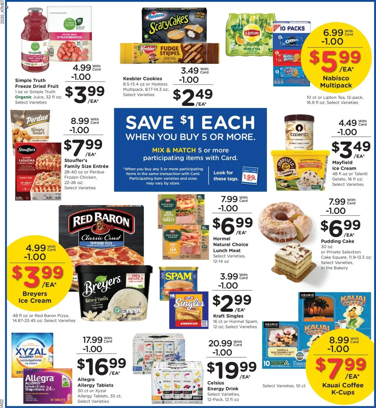 Kroger Weekly Ad - valid from 01.10.2025 | Page: 5 | Products: Bakery, Coffee, Tea, Strawberries