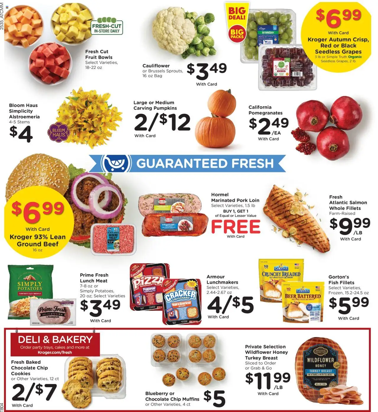 Kroger Weekly Ad - valid from 01.10.2025 | Page: 10 | Products: Bakery, Beer, Grapes, Chocolate Chip