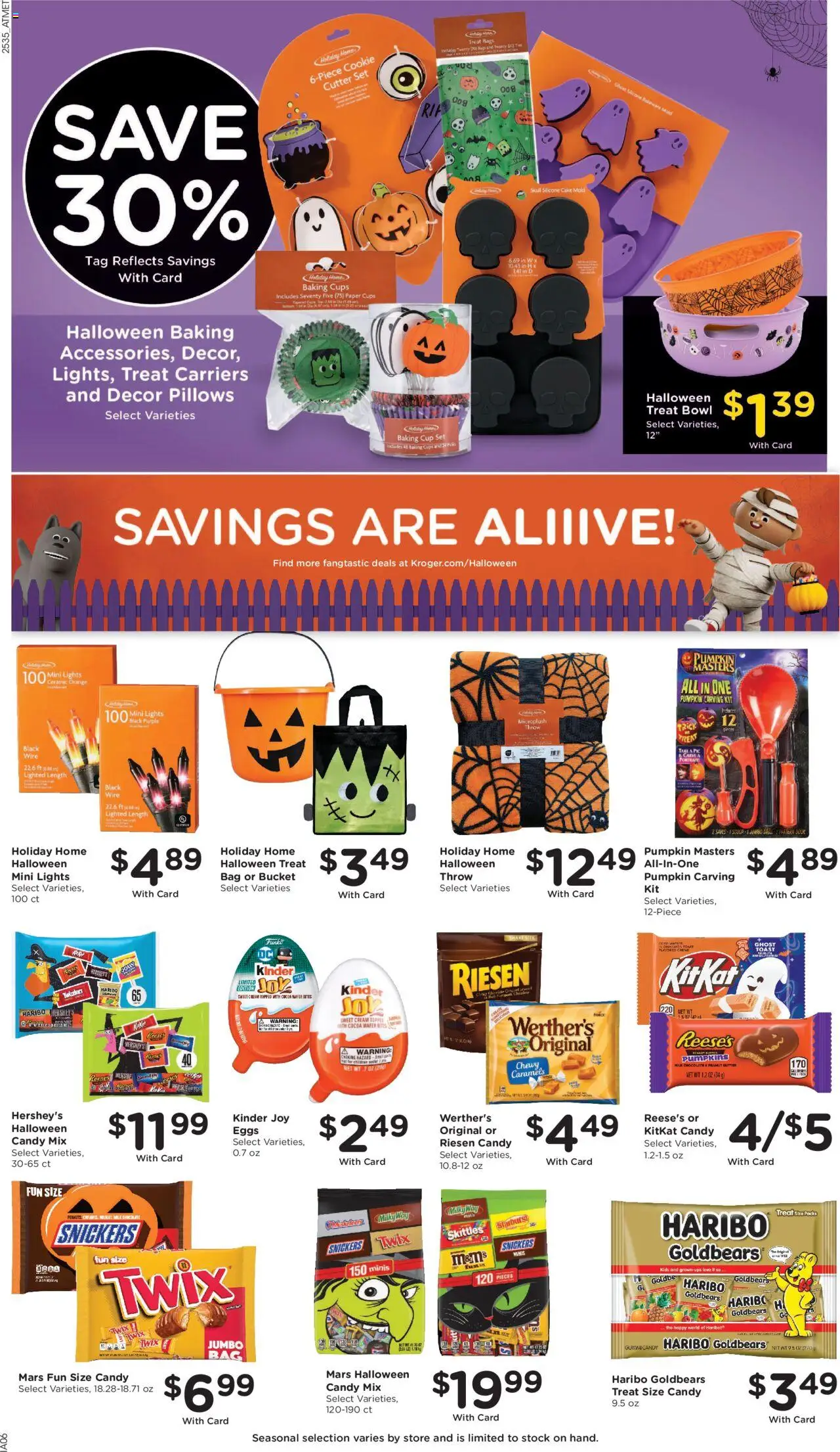 Kroger Weekly Ad - valid from 01.10.2025 | Page: 12 | Products: Cream, Water, Pumpkin, Cutter