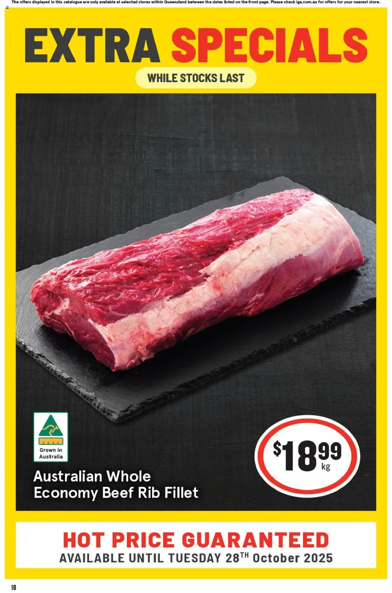 IGA catalogue - valid from 01.10.2025 | Page: 10 | Products: Beef