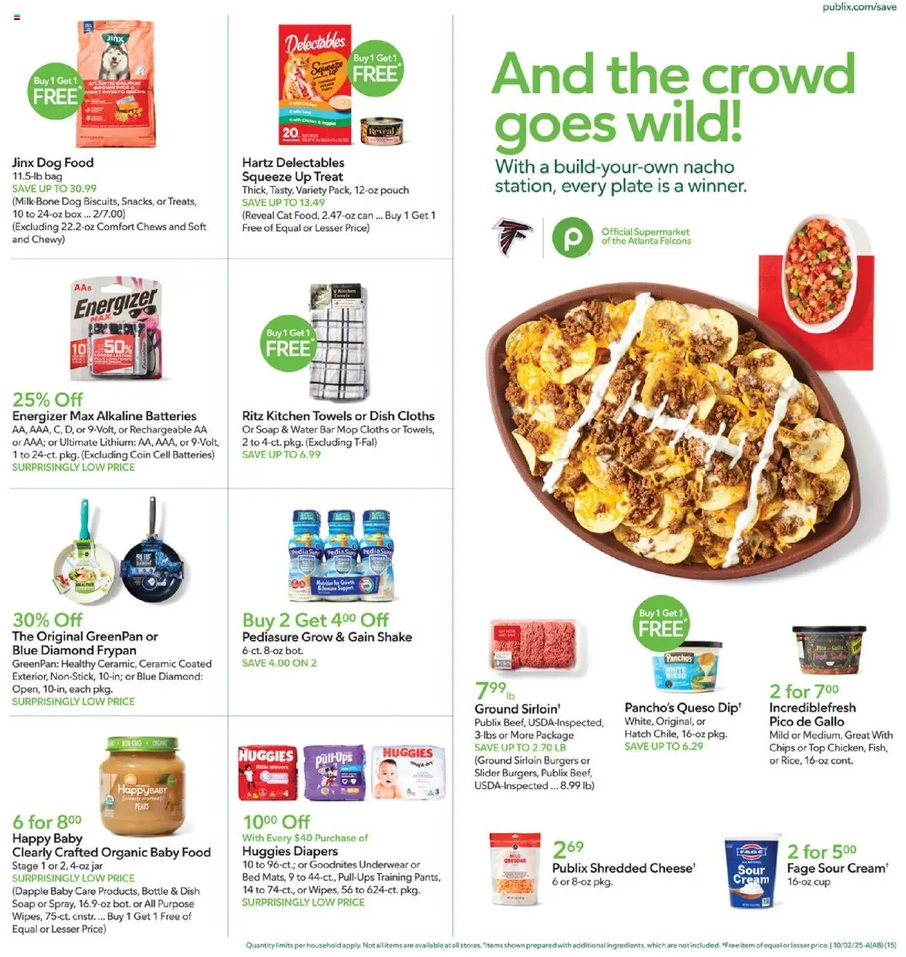 Publix Weekly Ad - valid from 01.10.2025 | Page: 15 | Products: Box, Dog Food, Soap, Bag