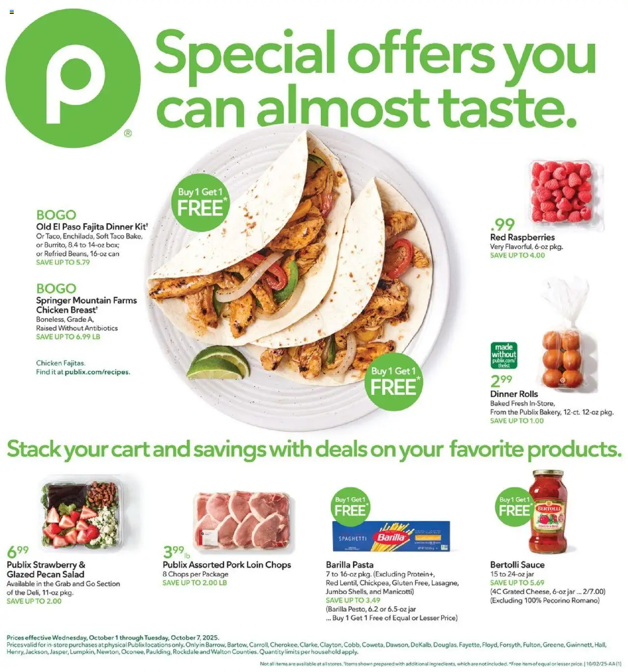 Publix Weekly Ad (10/01 – 10/07 2025) – Flyer