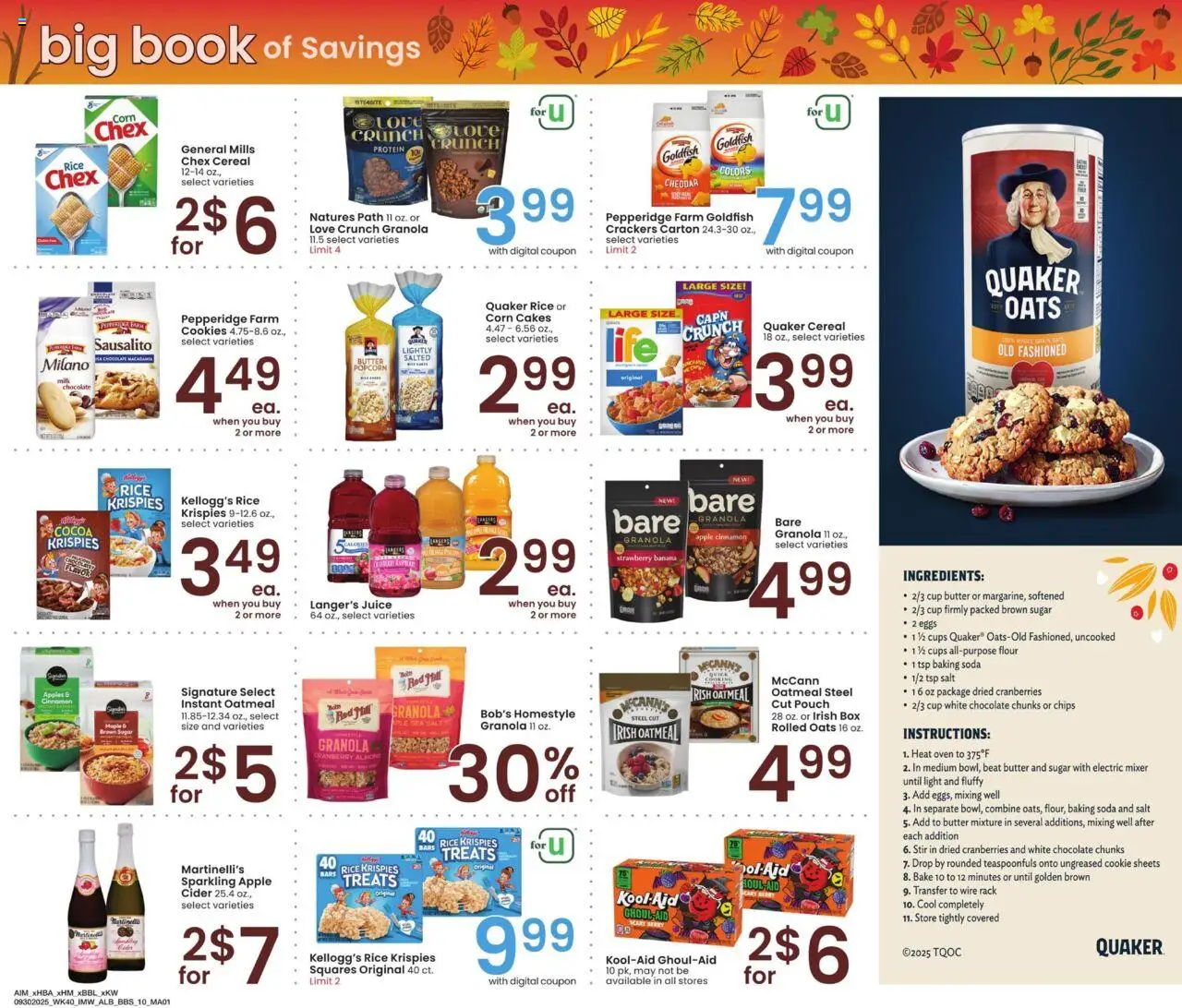 Albertsons Big Book of Savings - valid from 30.09.2025 | Page: 10 | Products: Wire, Eggs, Salt, Oven