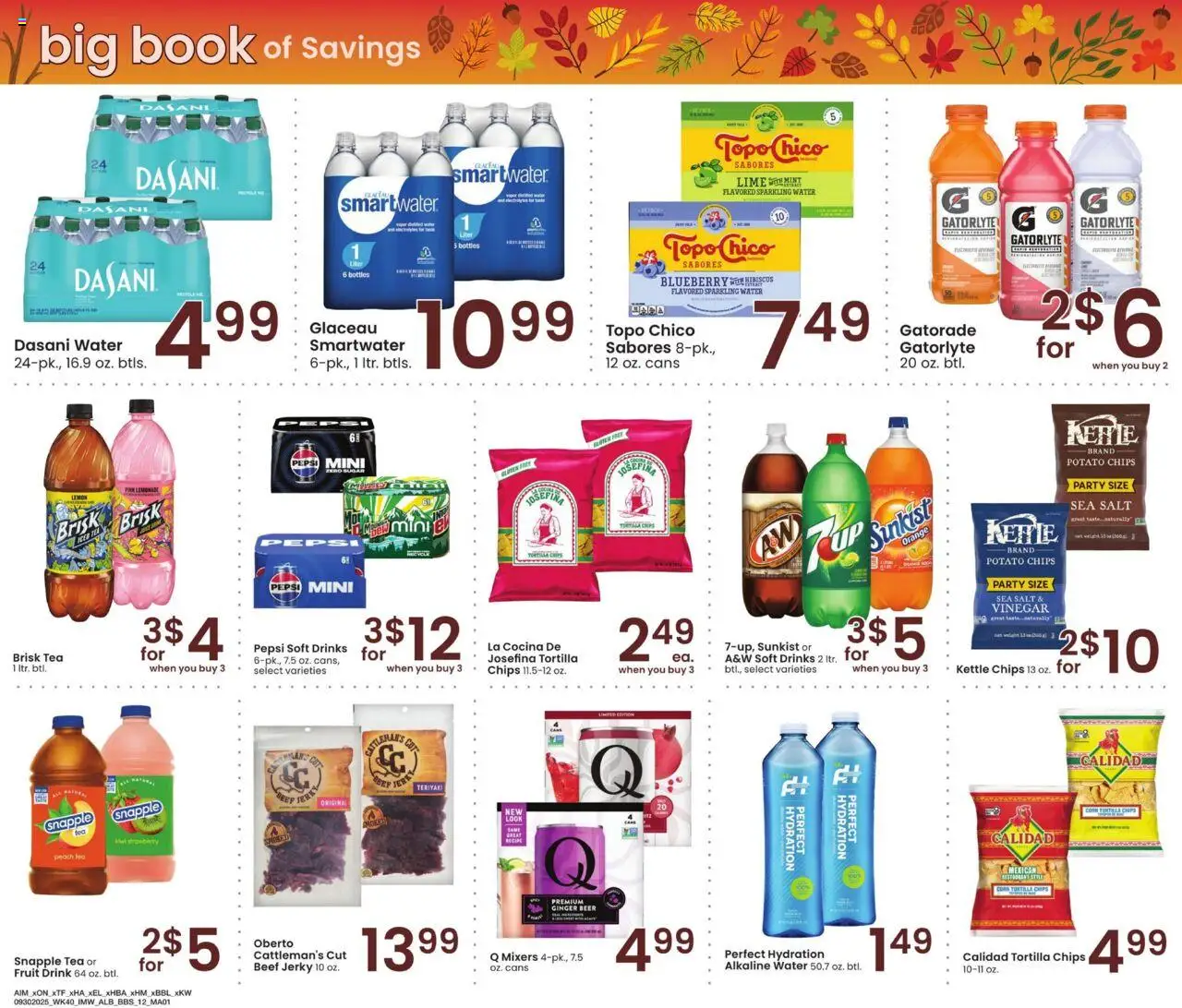 Albertsons Big Book of Savings - valid from 30.09.2025 | Page: 12 | Products: Vinegar, Tea, Beef, Salt