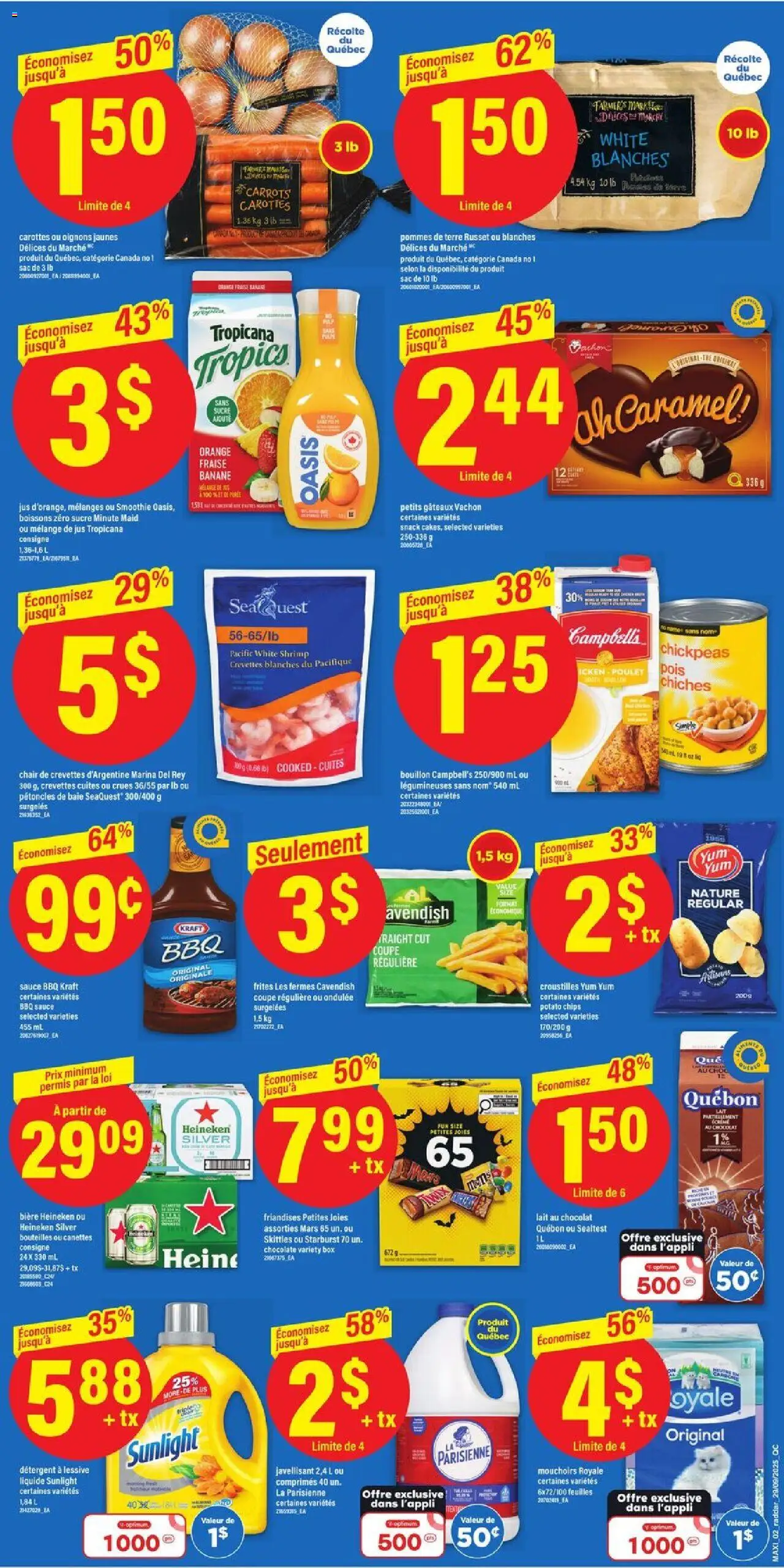 Maxi flyer valid from 02.10.2025 | Page: 2 | Products: Chips, Chair, Box, Chocolate