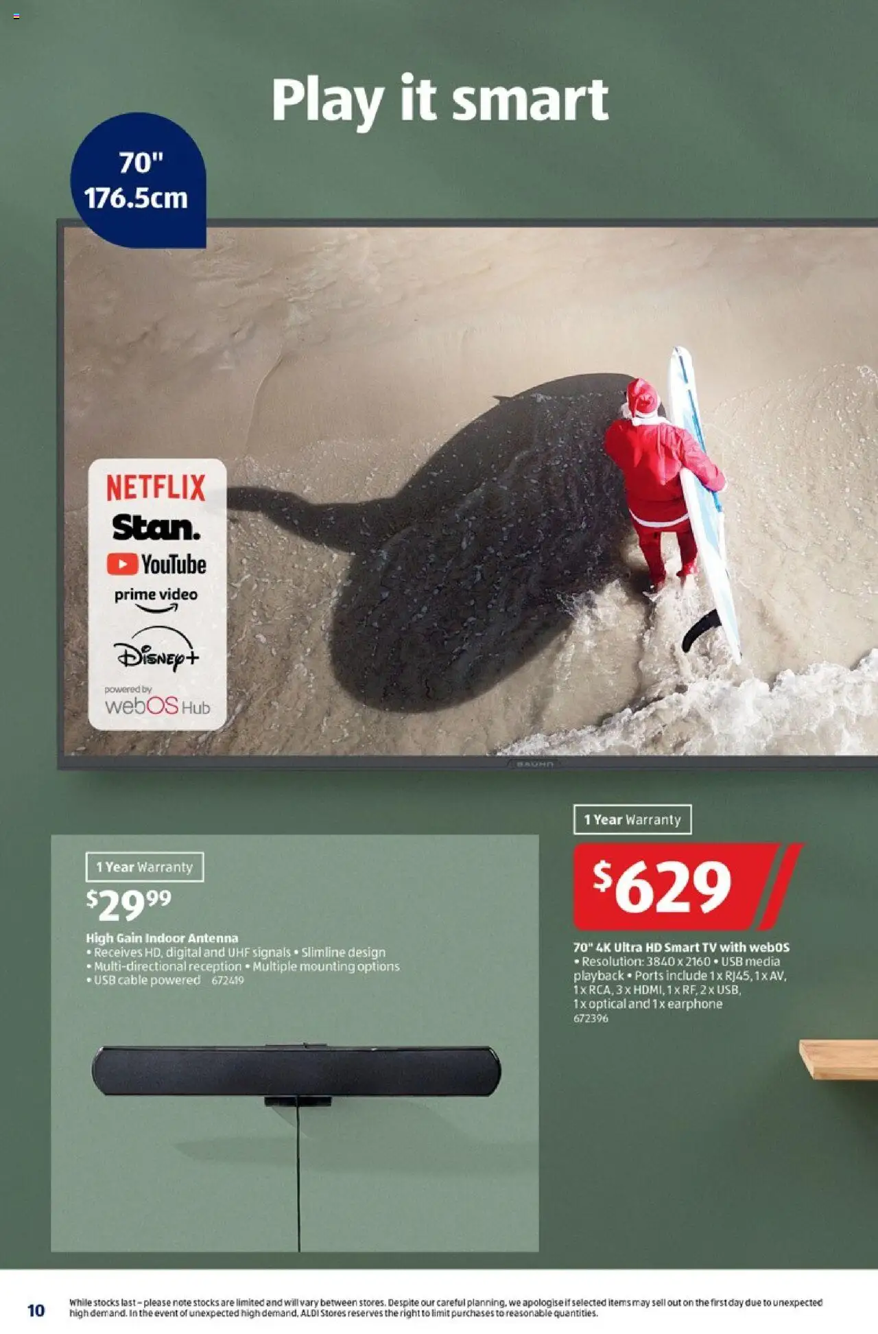 Aldi catalogue - valid from 08.10.2025 | Page: 10 | Products: Antenna, Digital, Tv, Usb