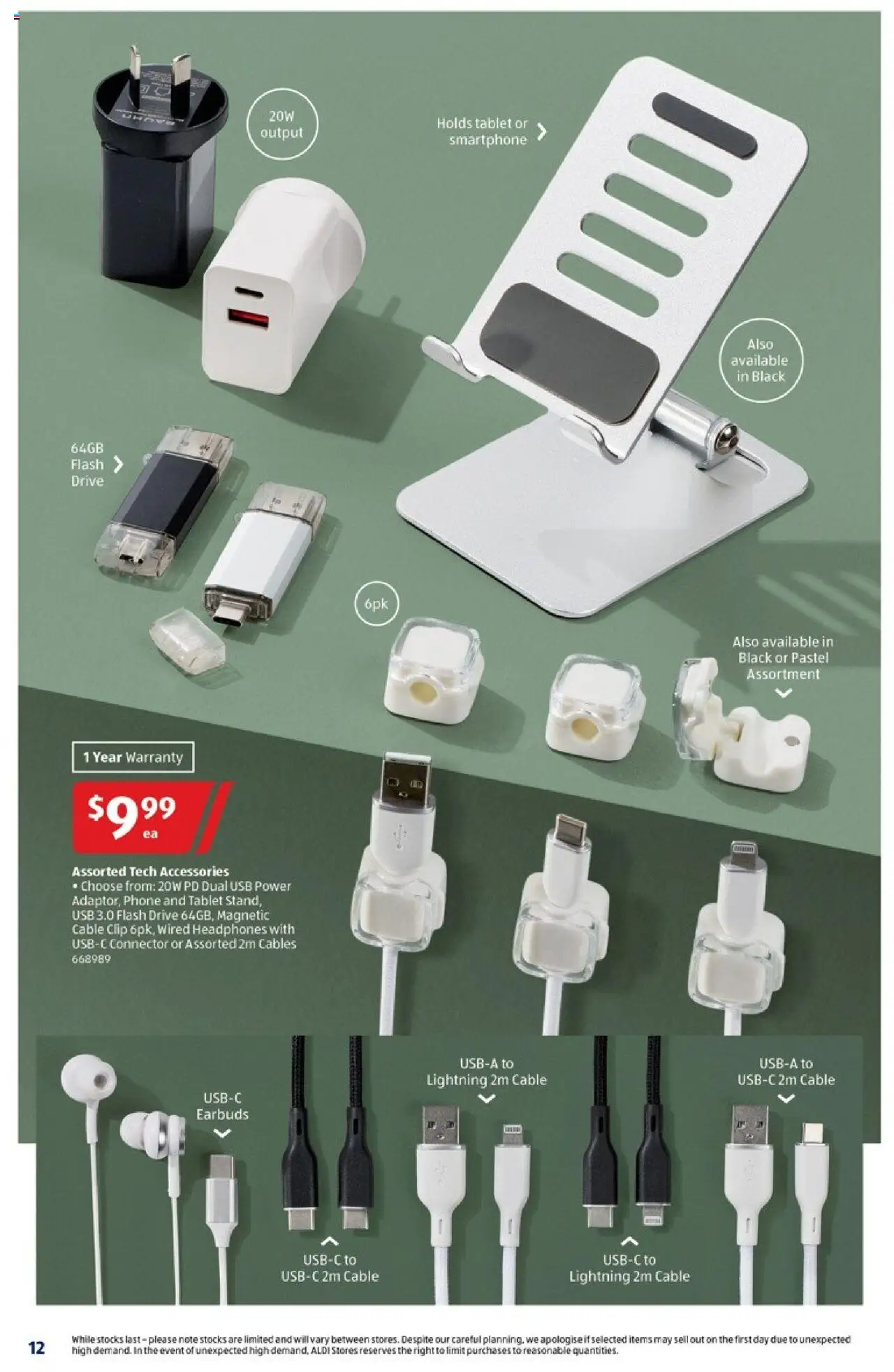 Aldi catalogue - valid from 08.10.2025 | Page: 12 | Products: Accessories, Phone, Smartphone, Connector