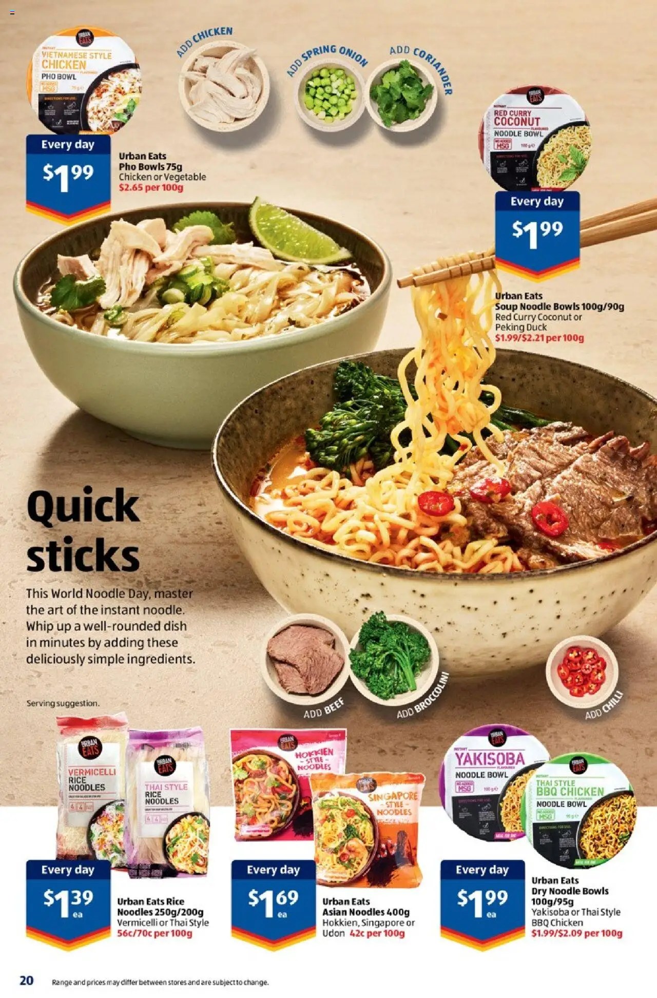 Aldi catalogue - valid from 08.10.2025 | Page: 20 | Products: Curry, Duck, Noodles, Soup
