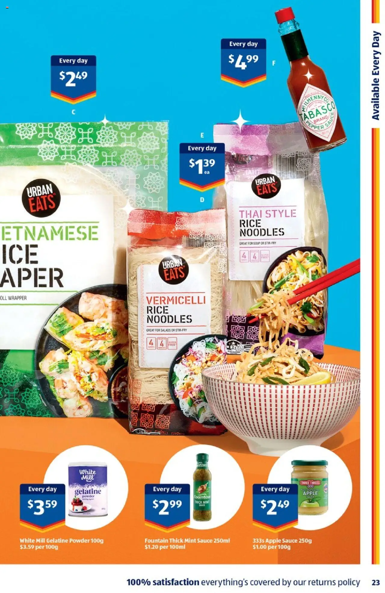 Aldi catalogue - valid from 08.10.2025 | Page: 23 | Products: Powder, Sauce, Fountain, Pepper