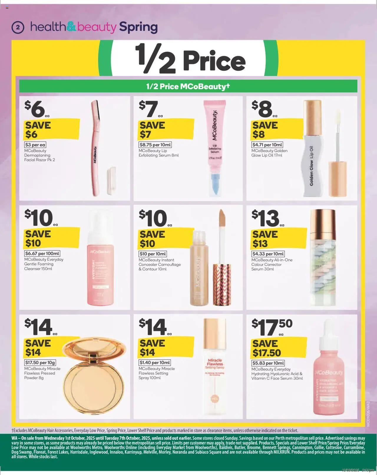 Woolworths catalogue - valid from 01.10.2025 | Page: 3 | Products: Shelf, Oil, Corrector, Vitamin