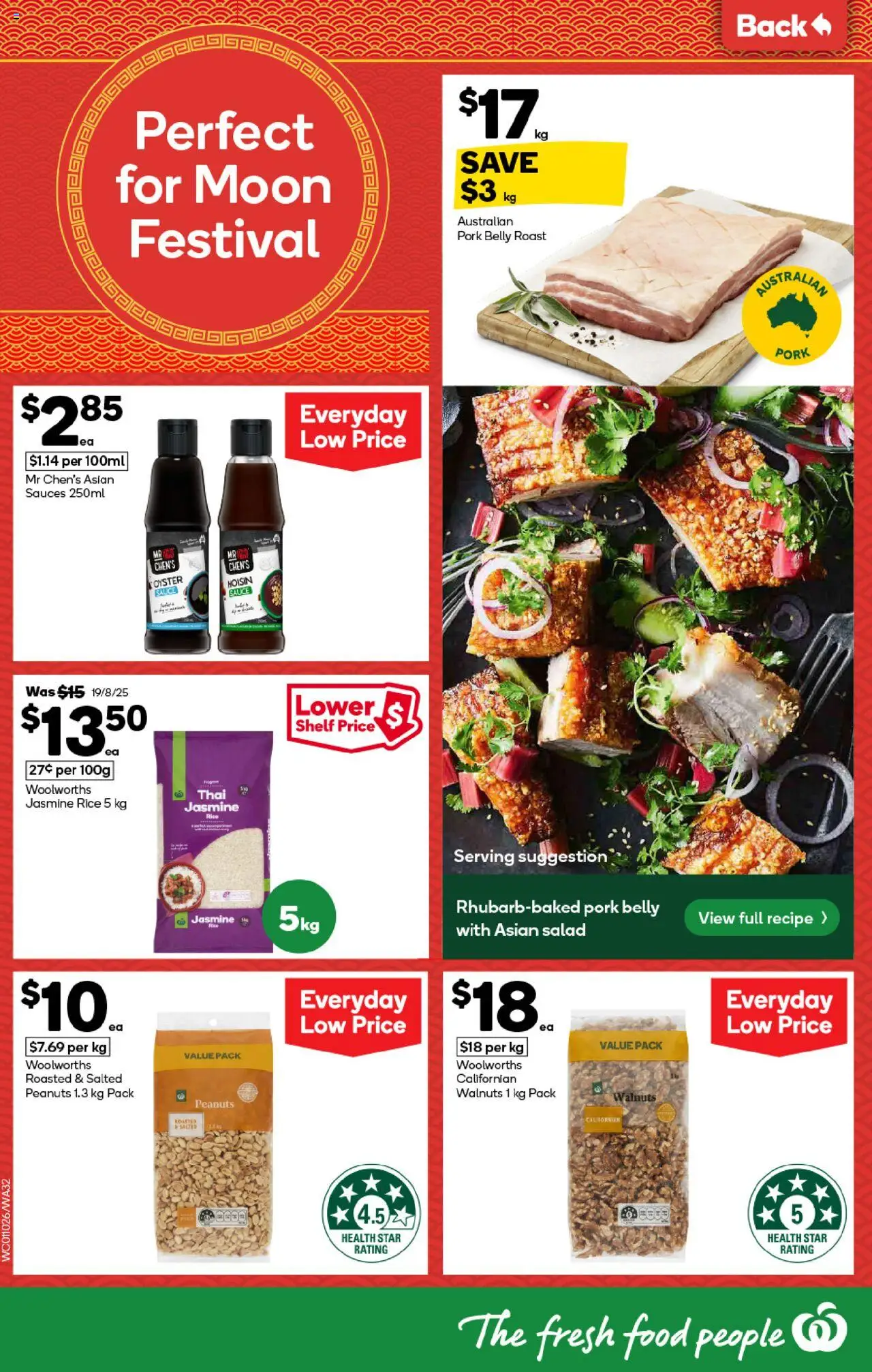 Woolworths catalogue - valid from 01.10.2025 | Page: 32 | Products: Shelf, Pork, Rice, Peanuts Woolworths catalogue - valid from 01.10.2025 | Page: 32 | Products: Shelf, Pork, Rice, Peanuts