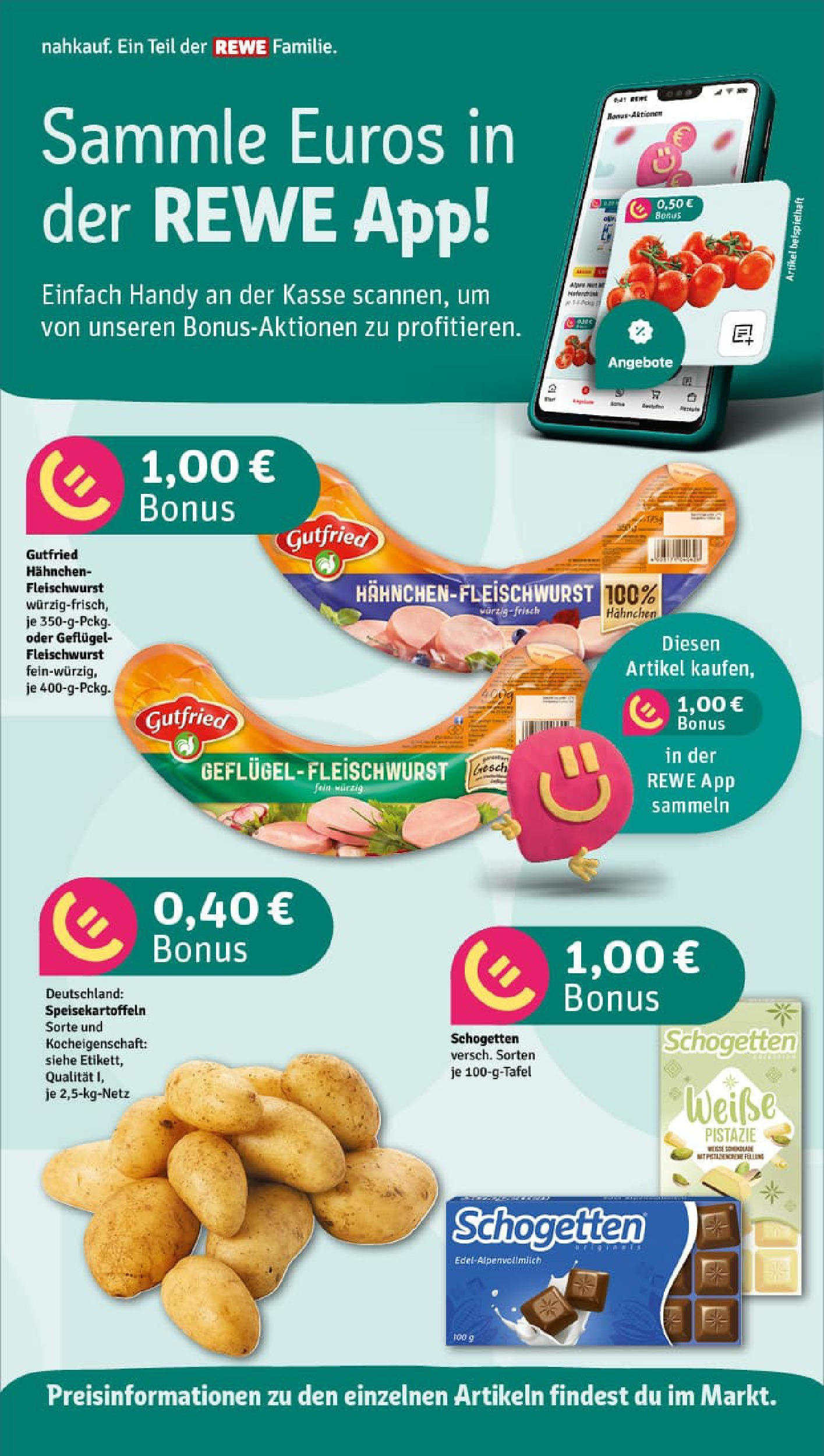 REWE Prospekt ab 14.09.2025 zum Blättern » Angebote | Seite: 4 | Produkte: Hahnchen, Schogetten