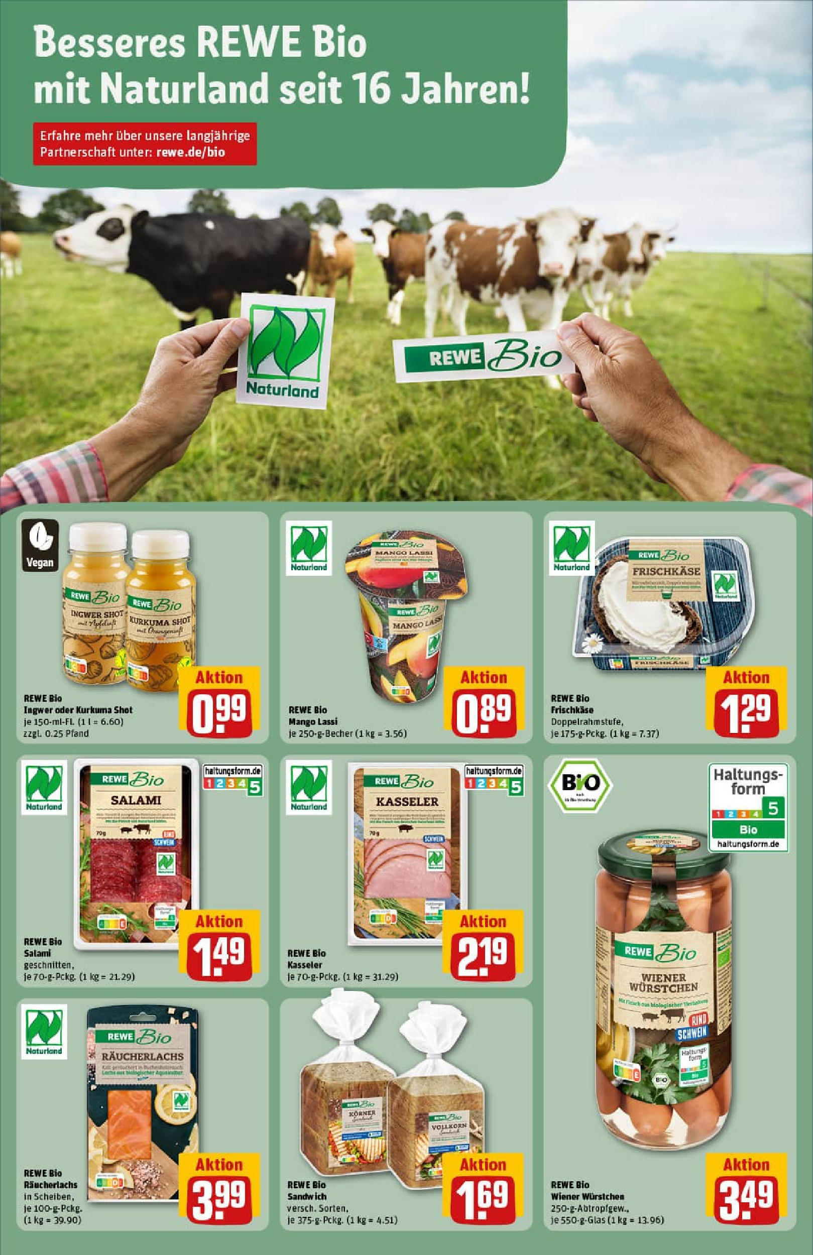 REWE Prospekt ab 14.09.2025 zum Blättern » Angebote | Seite: 19 | Produkte: Wiener wurstchen, Räucherlachs, Salami, Frischkase