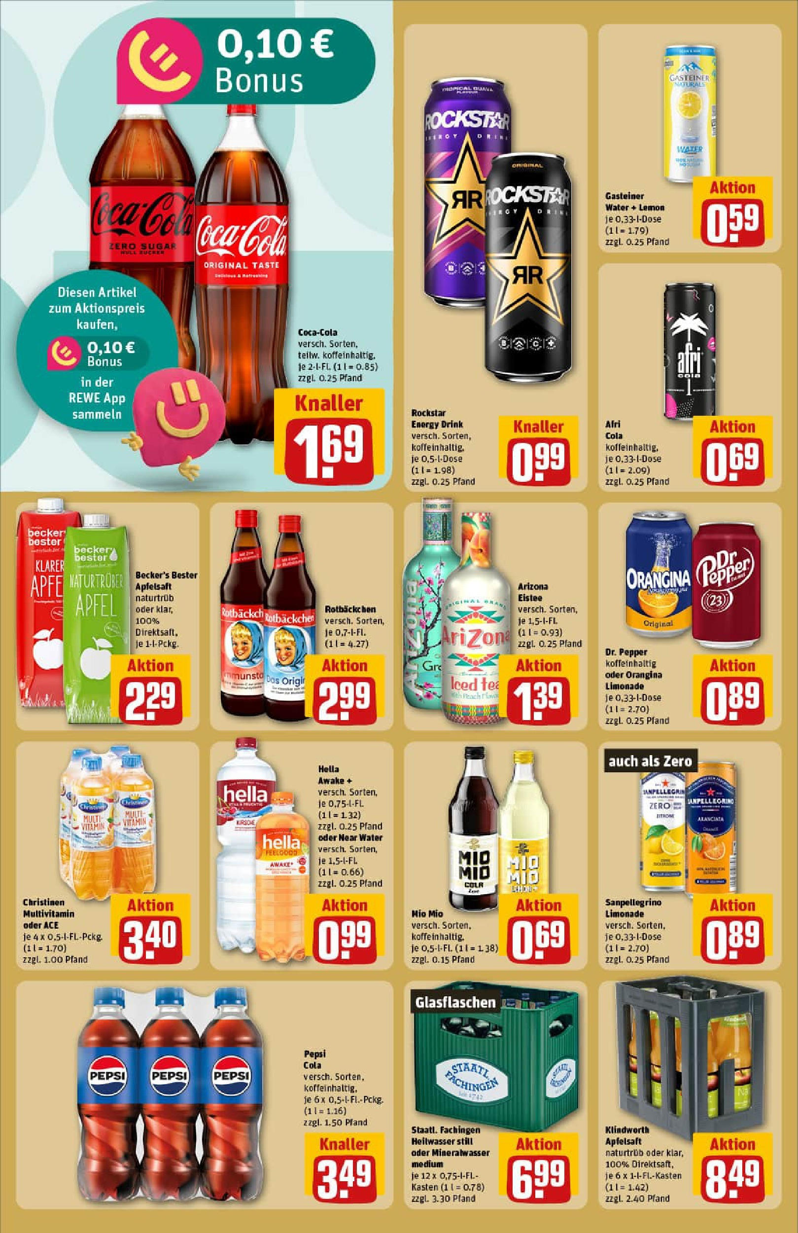 REWE Prospekt ab 14.09.2025 zum Blättern » Angebote | Seite: 20 | Produkte: Cola, Energy, Hella, Pepsi
