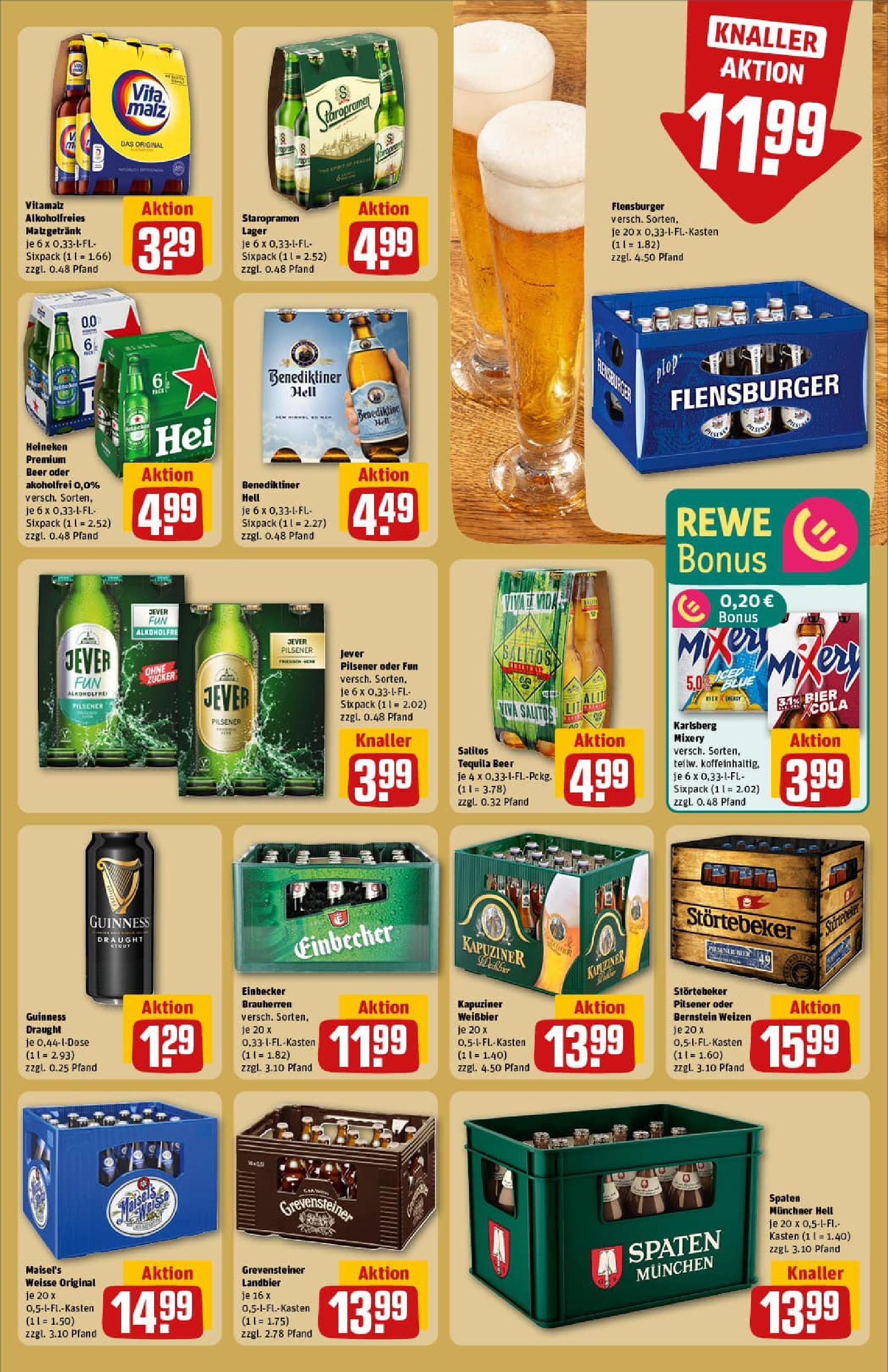 REWE Prospekt ab 14.09.2025 zum Blättern » Angebote | Seite: 21 | Produkte: Energy, Heineken, Tequila, Mixery