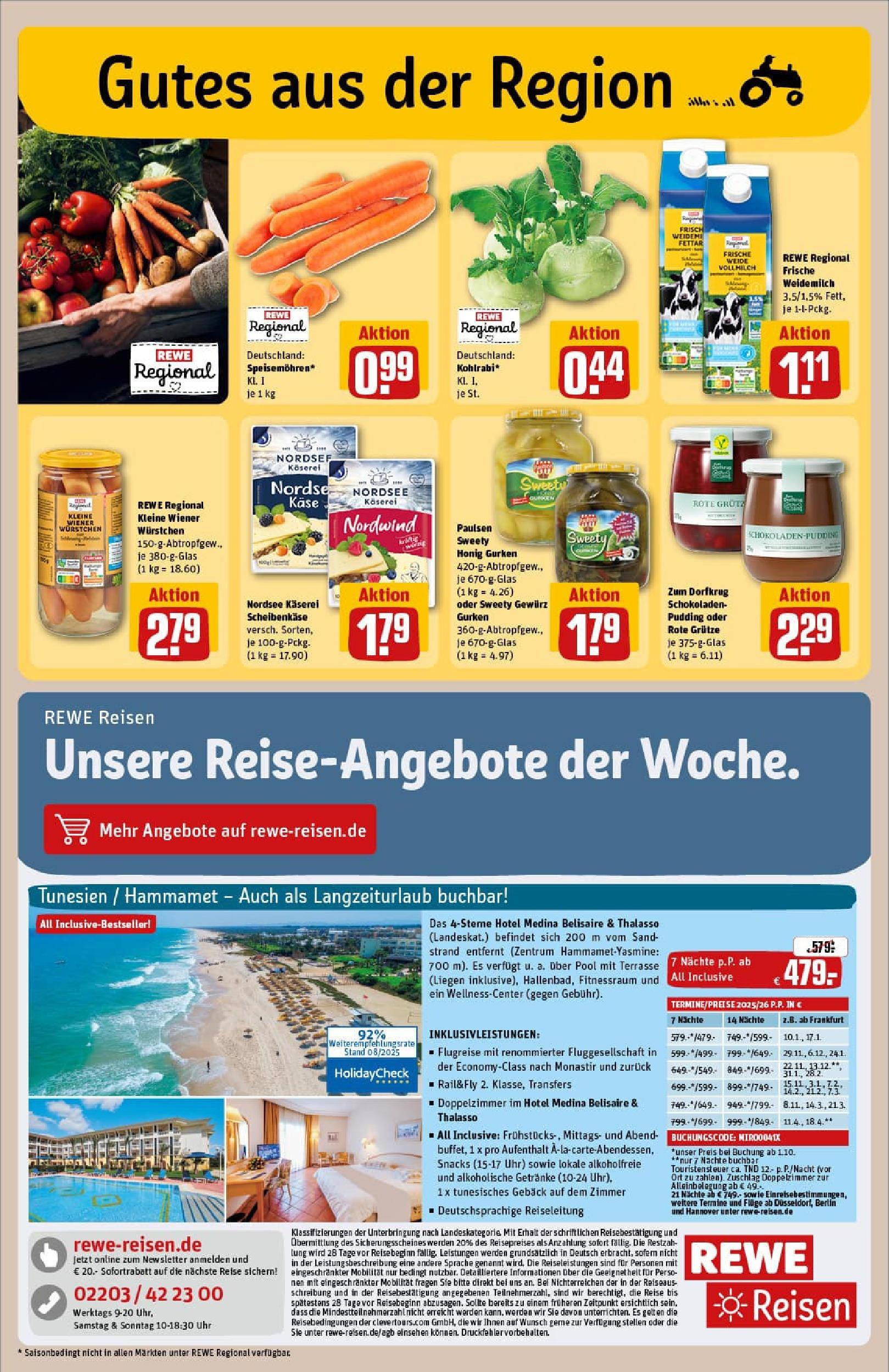 REWE Prospekt ab 14.09.2025 zum Blättern » Angebote | Seite: 23 | Produkte: Wiener wurstchen, Käse, Kohlrabi, Gurken