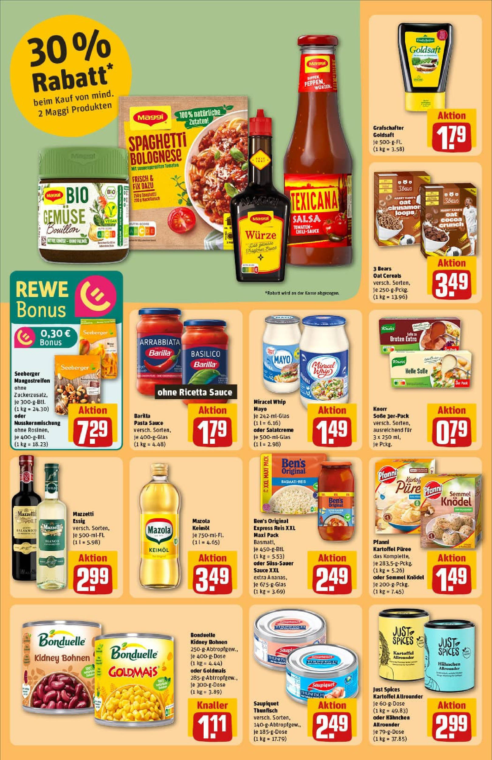 REWE Prospekt ab 14.09.2025 zum Blättern » Angebote | Seite: 22 | Produkte: Barilla, Thunfisch, Mayonnaise, Pasta