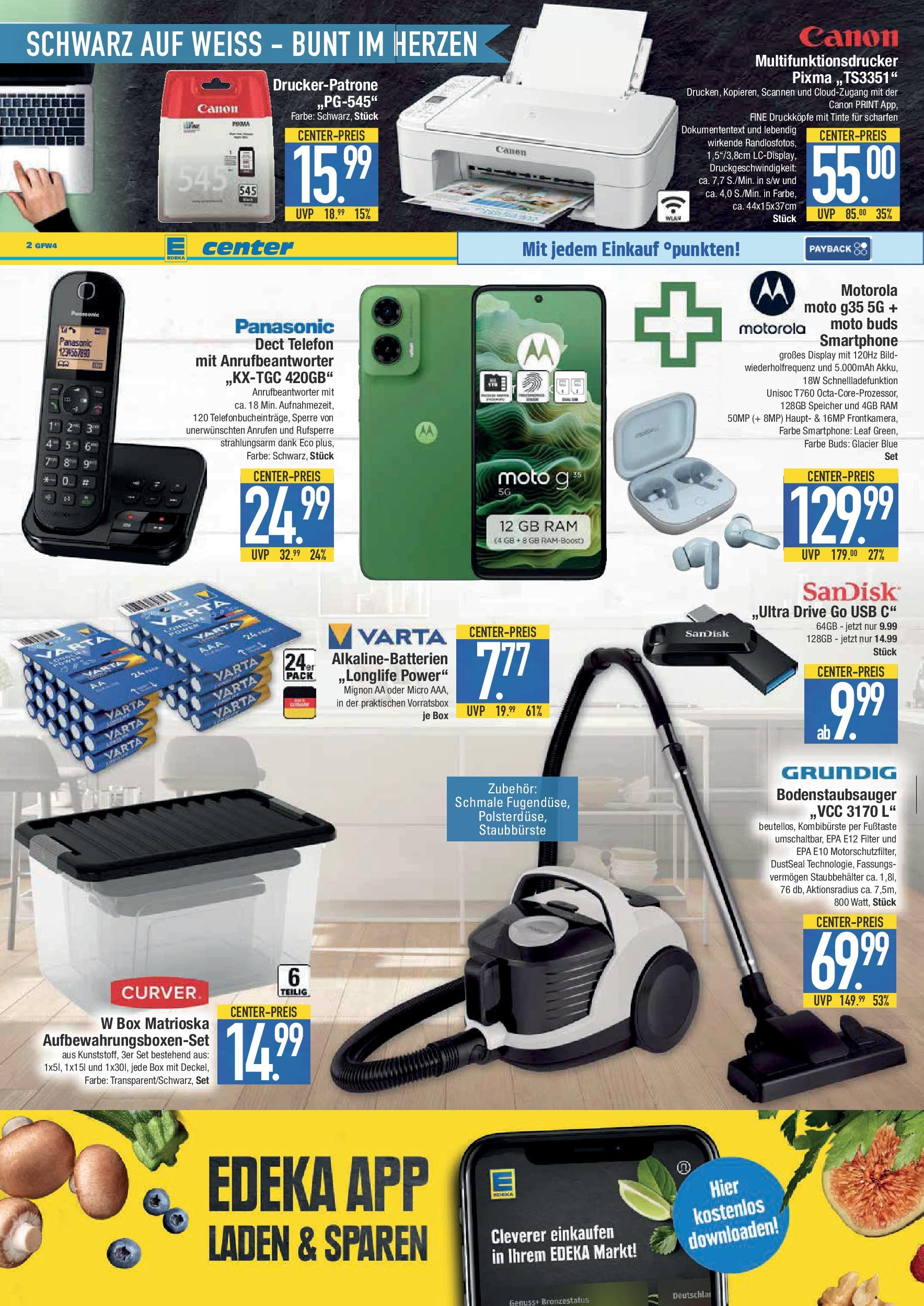 Edeka prospekt Krumbach	 (ab 14.09.2025) » Angebote Online | Seite: 20 | Produkte: Panasonic, Box, Telefon, Smartphone