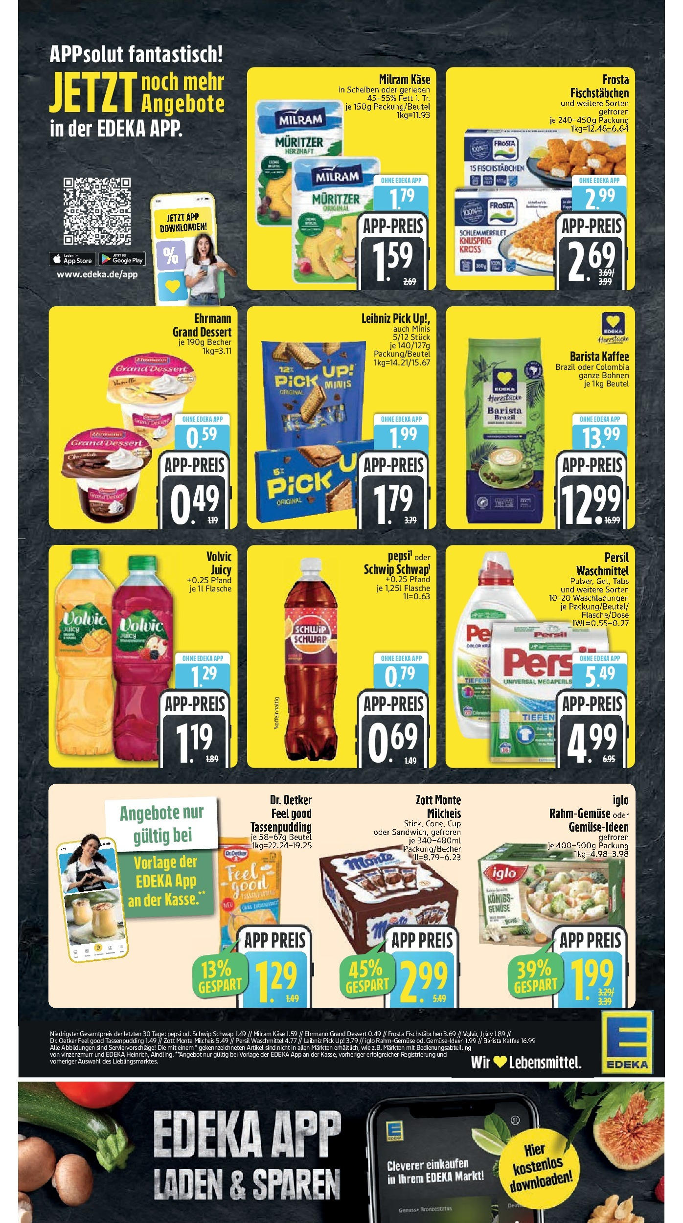 Edeka prospekt Kirchseeon	 (ab 15.09.2025) » Angebote Online | Seite: 2 | Produkte: Ehrmann grand dessert, Schwip schwap, Fischstabchen, Persil
