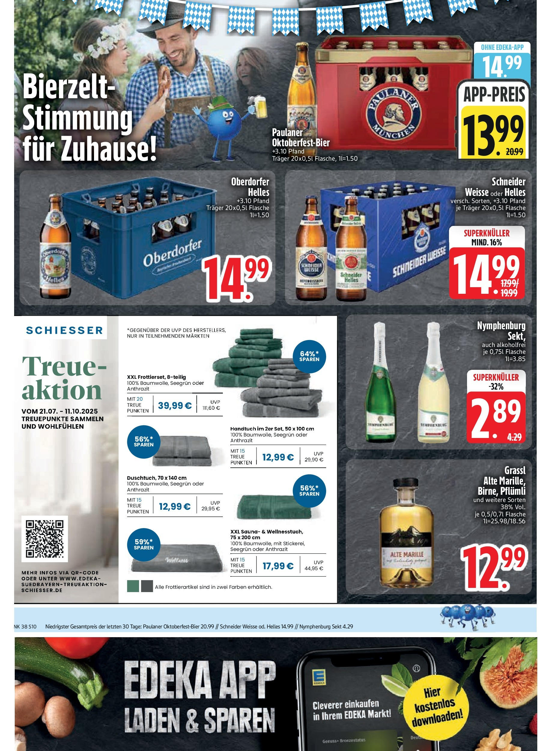 Edeka prospekt Kirchseeon	 (ab 15.09.2025) » Angebote Online | Seite: 12 | Produkte: Sekt, Paulaner