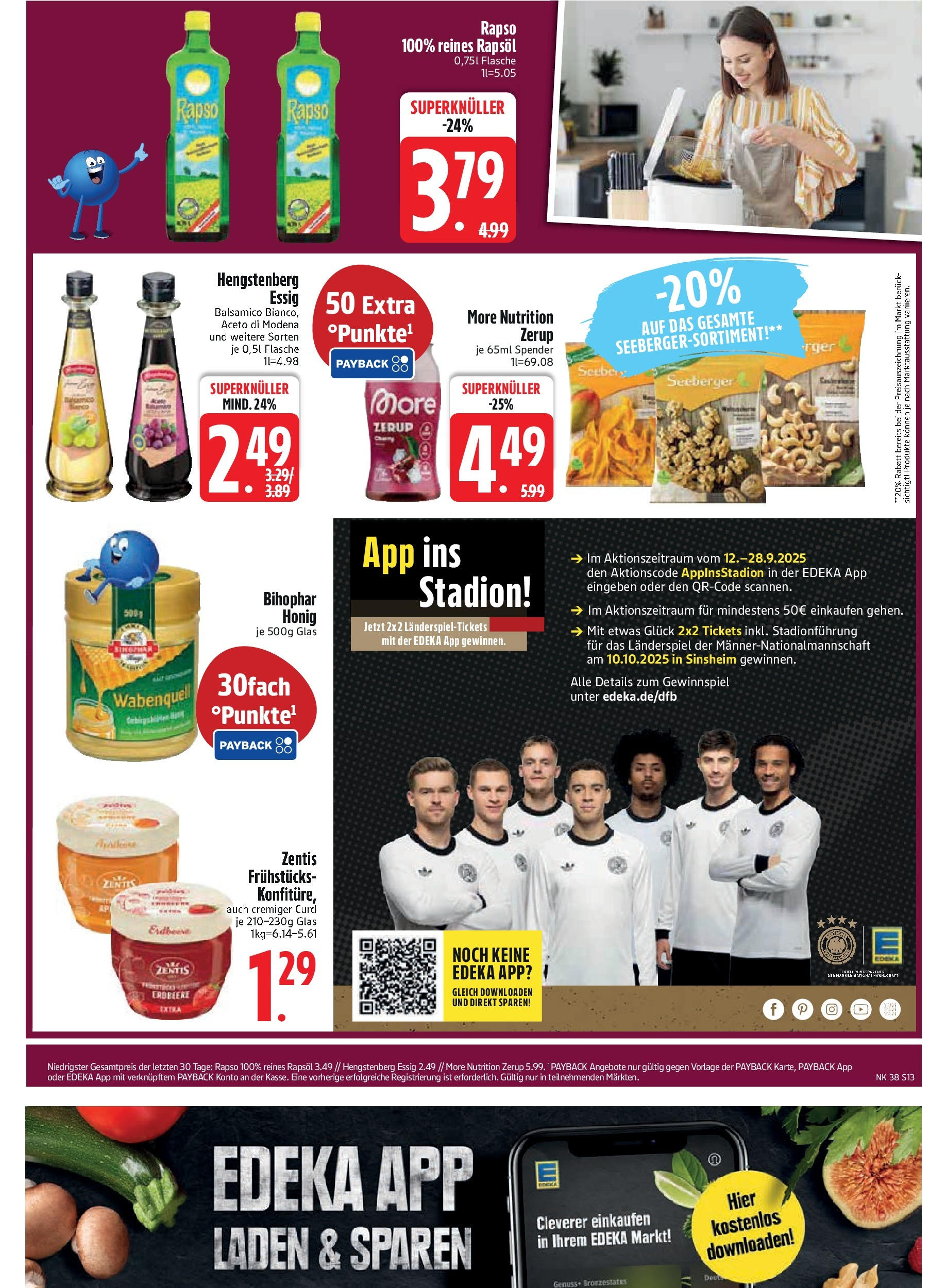 Edeka prospekt Kirchseeon	 (ab 15.09.2025) » Angebote Online | Seite: 15 | Produkte: Balsamico, Essig, Rapsöl