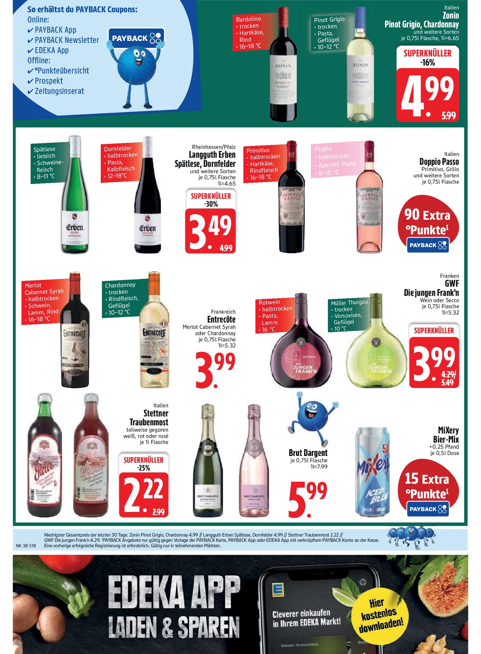 Edeka prospekt Kirchseeon	 (ab 15.09.2025) » Angebote Online | Seite: 20 | Produkte: Mixer, Merlot, Pasta, Rindfleisch