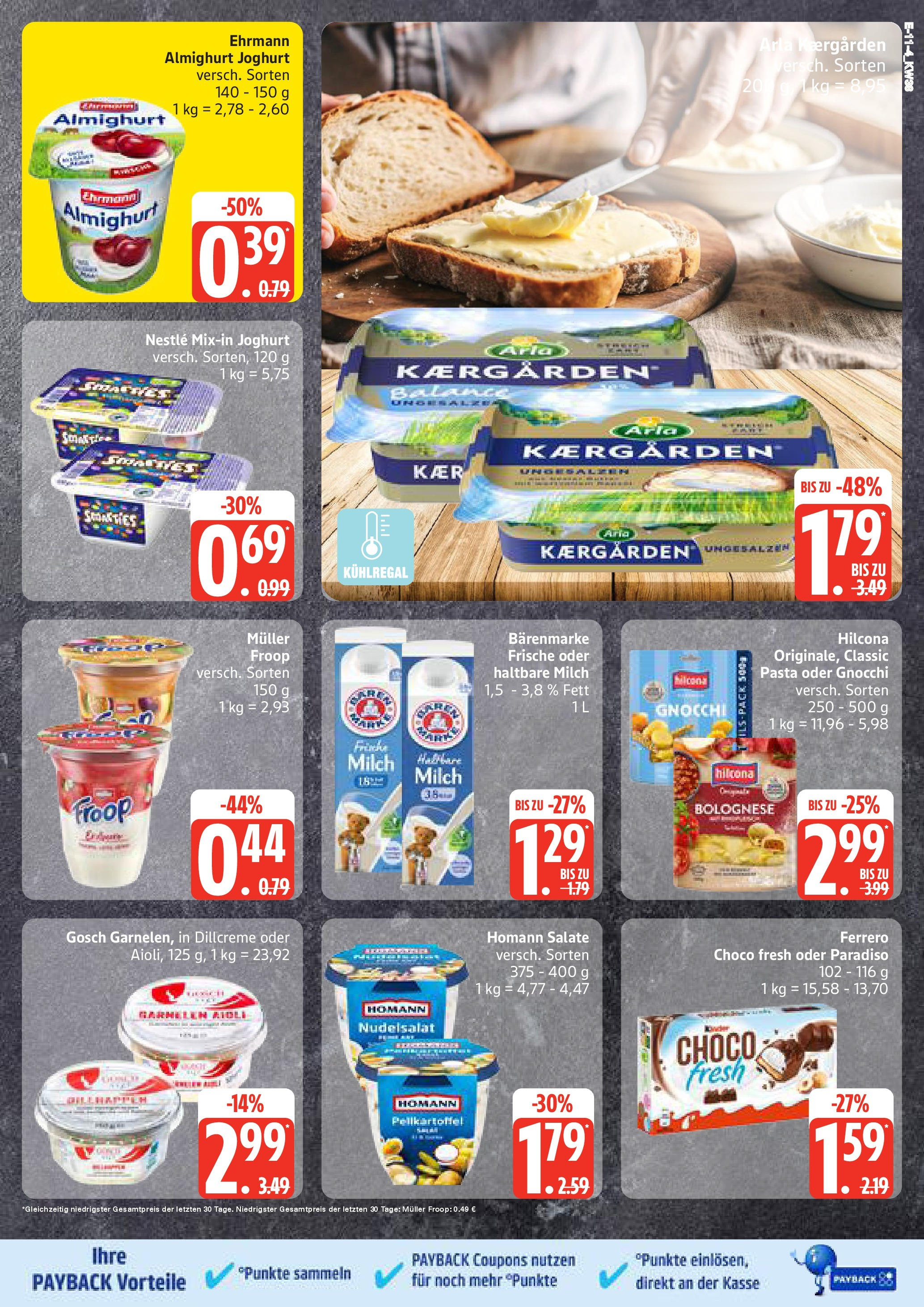Edeka prospekt Neuruppin	 (ab 15.09.2025) » Angebote Online | Seite: 11 | Produkte: Froop, Joghurt, Garnelen, Pasta