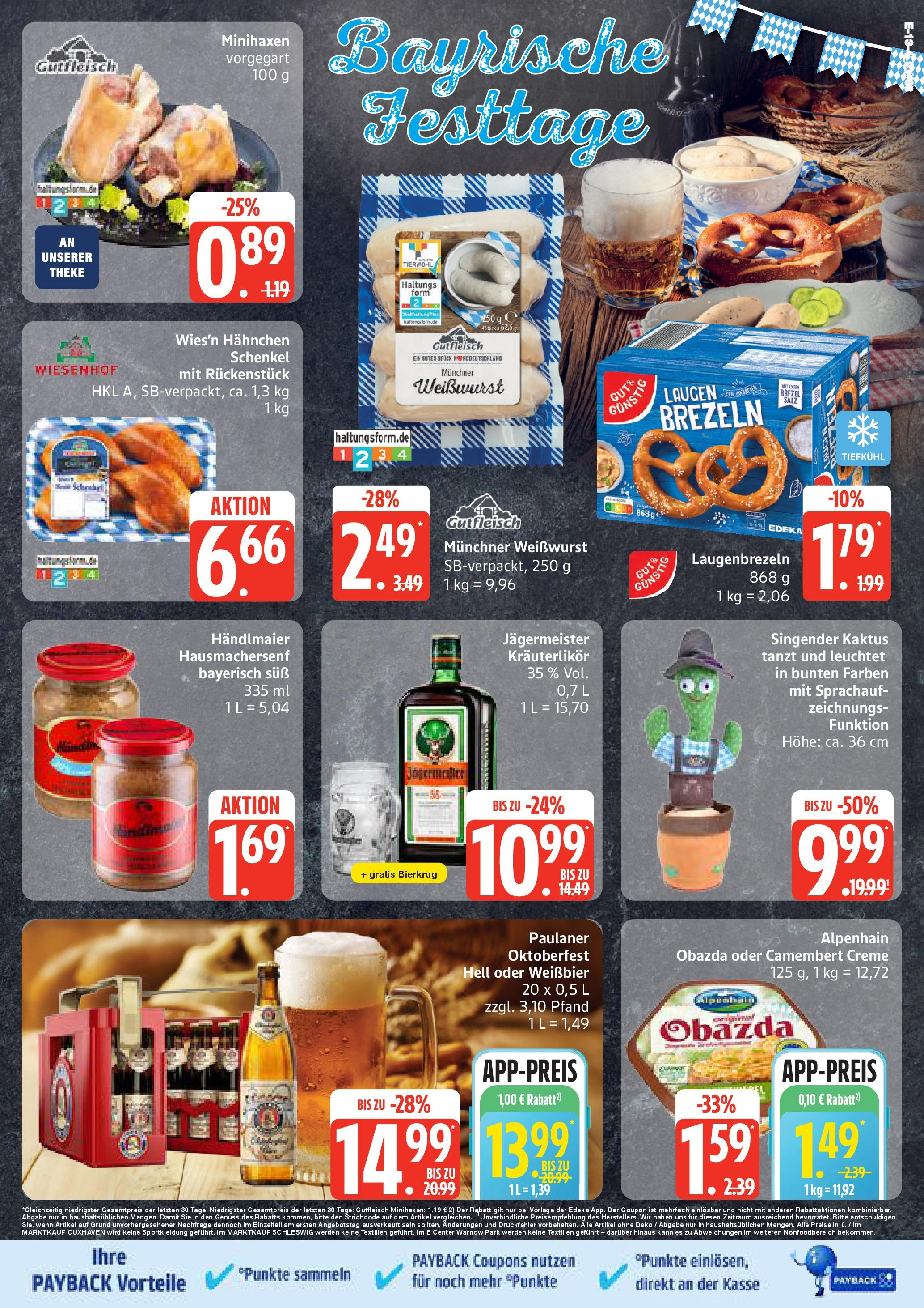 Edeka prospekt Neuruppin	 (ab 15.09.2025) » Angebote Online | Seite: 13 | Produkte: Hahnchen, Weißbier, Jägermeister, Salz