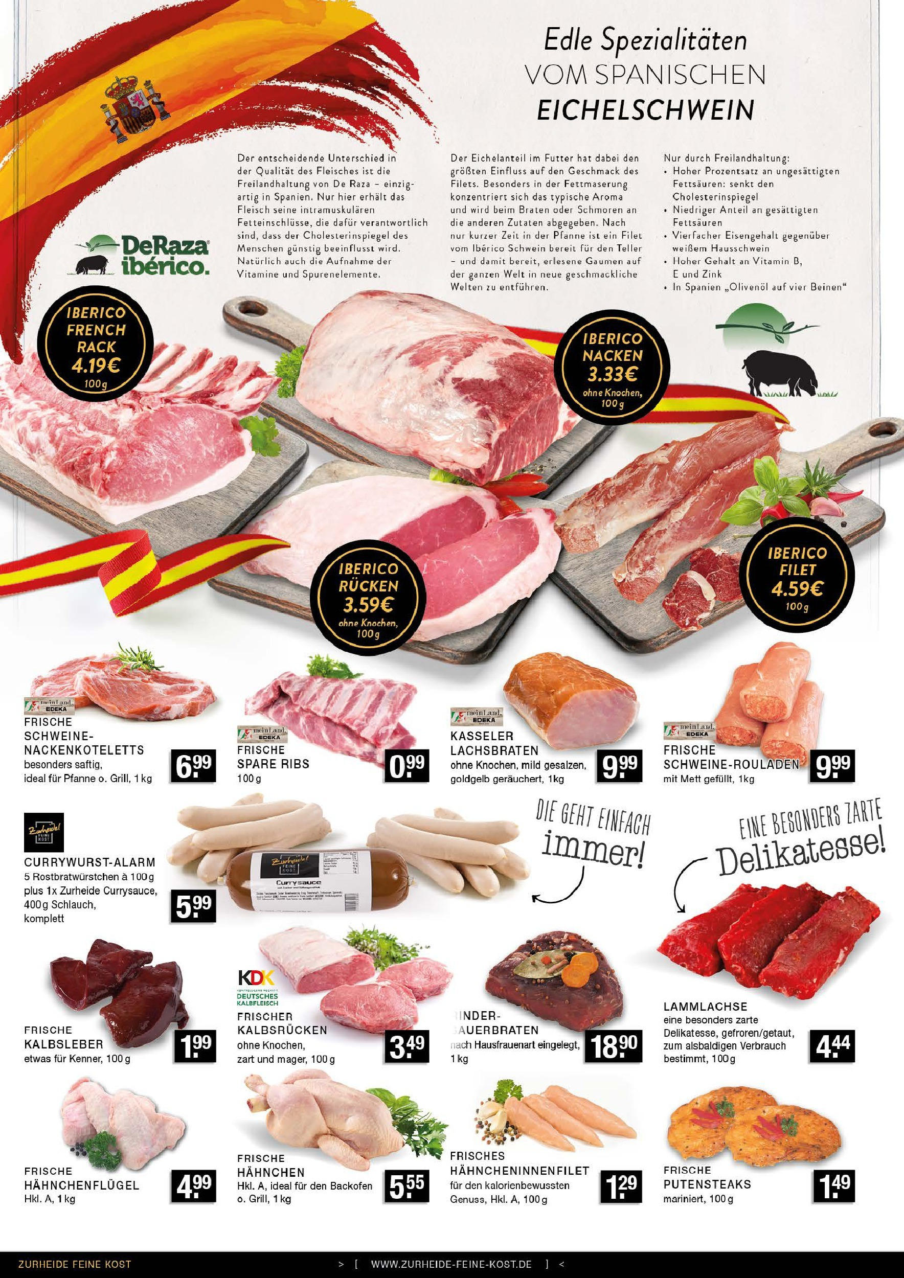 Edeka prospekt Essen	 (ab 15.09.2025) » Angebote Online | Seite: 4 | Produkte: Spare ribs, Kalbsleber, Backofen, Fleisch