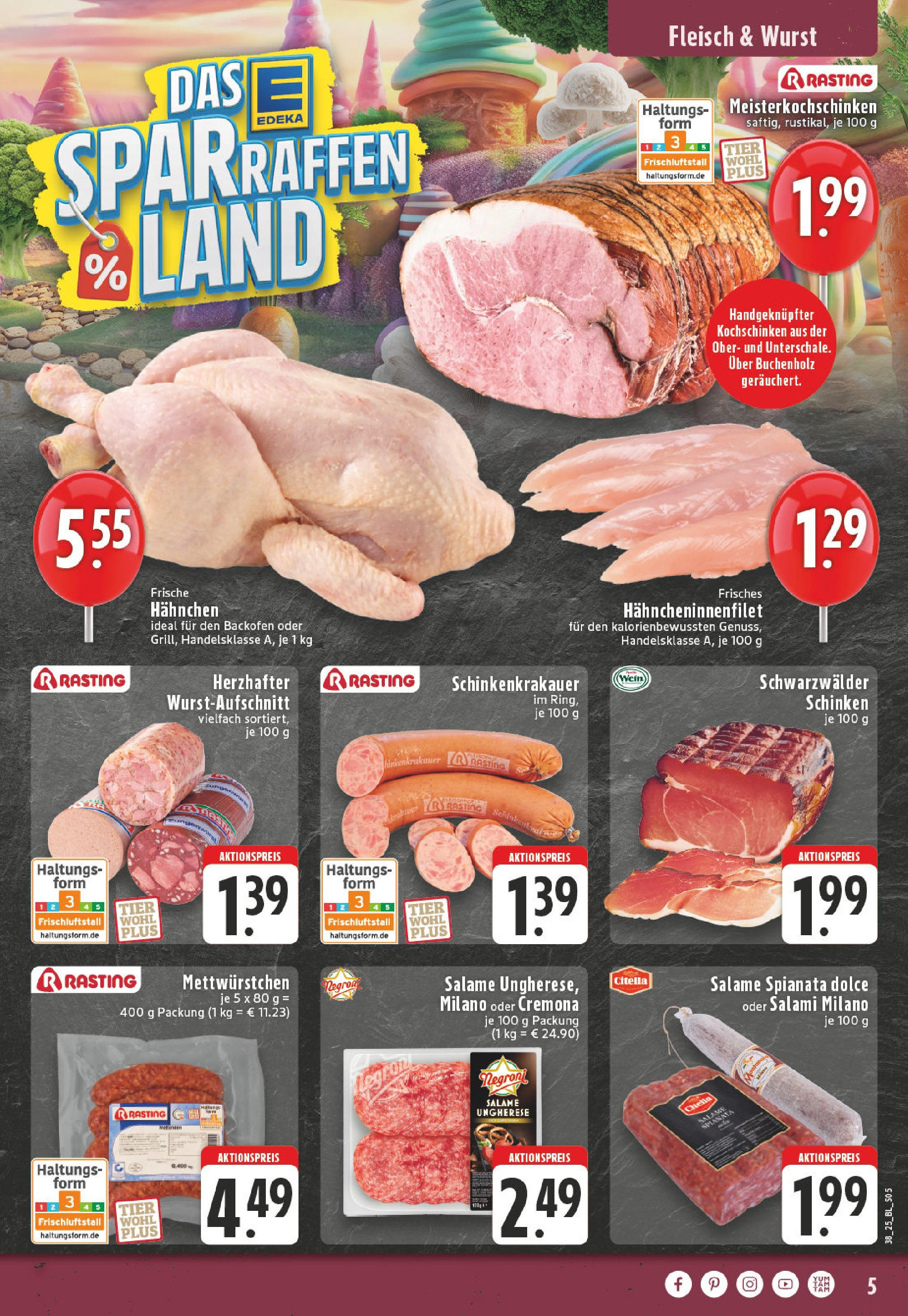 Edeka prospekt Köln	 (ab 15.09.2025) » Angebote Online | Seite: 7 | Produkte: Wurst, Salami, Schinken, Wein