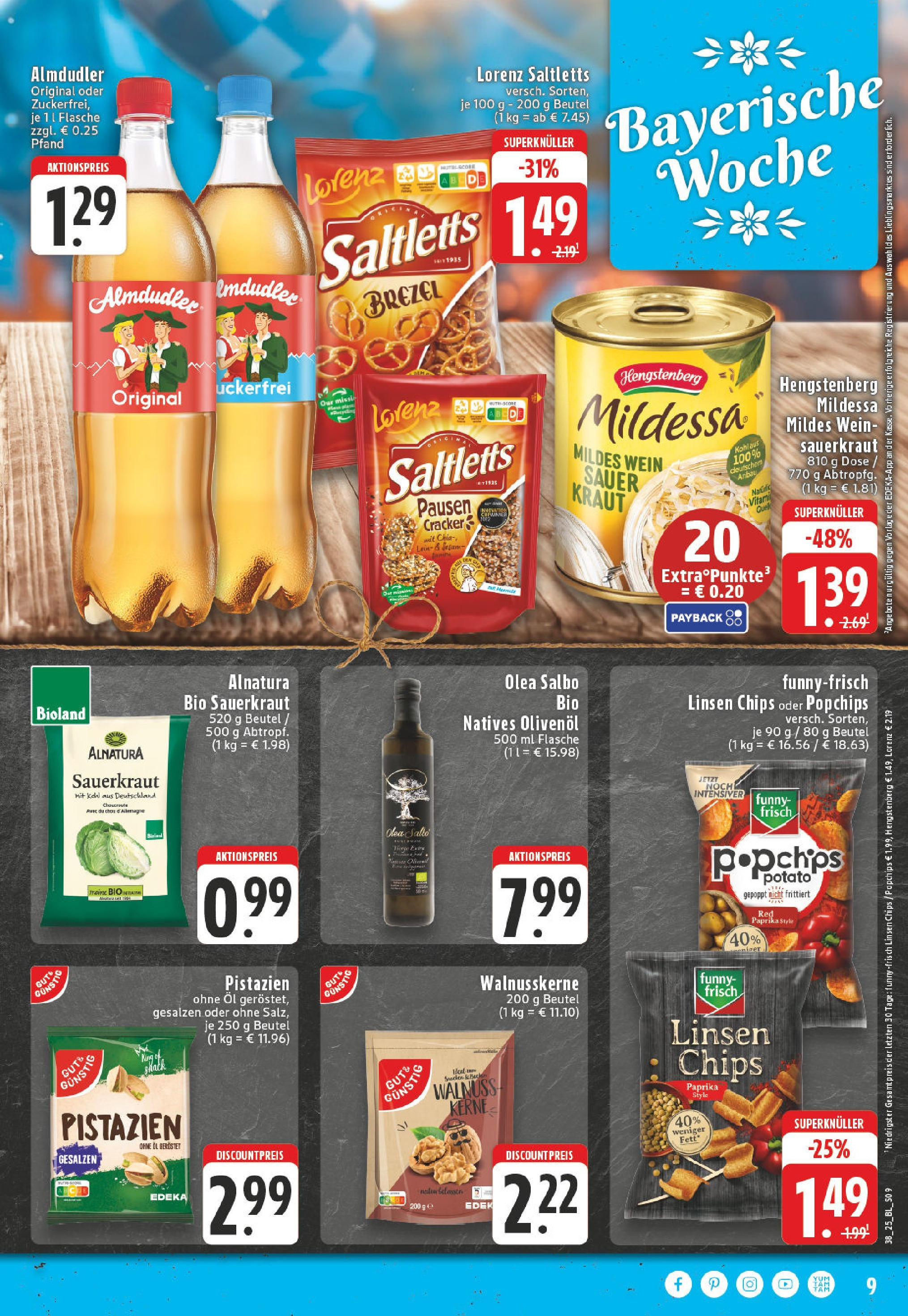 Edeka prospekt Köln	 (ab 15.09.2025) » Angebote Online | Seite: 11 | Produkte: Olivenol, Kraut, Wein, Chips