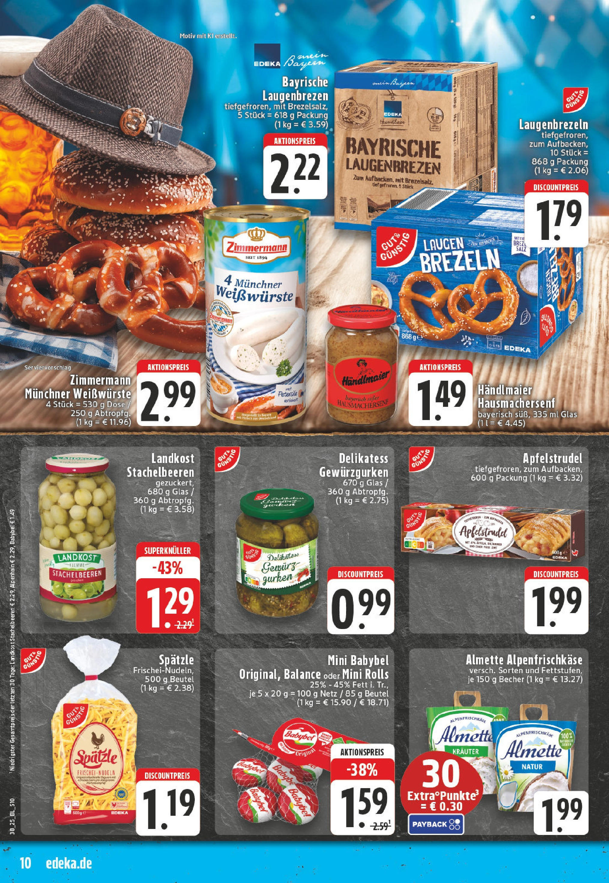 Edeka prospekt Köln	 (ab 15.09.2025) » Angebote Online | Seite: 12 | Produkte: Almette, Apple, Babybel, Gurken