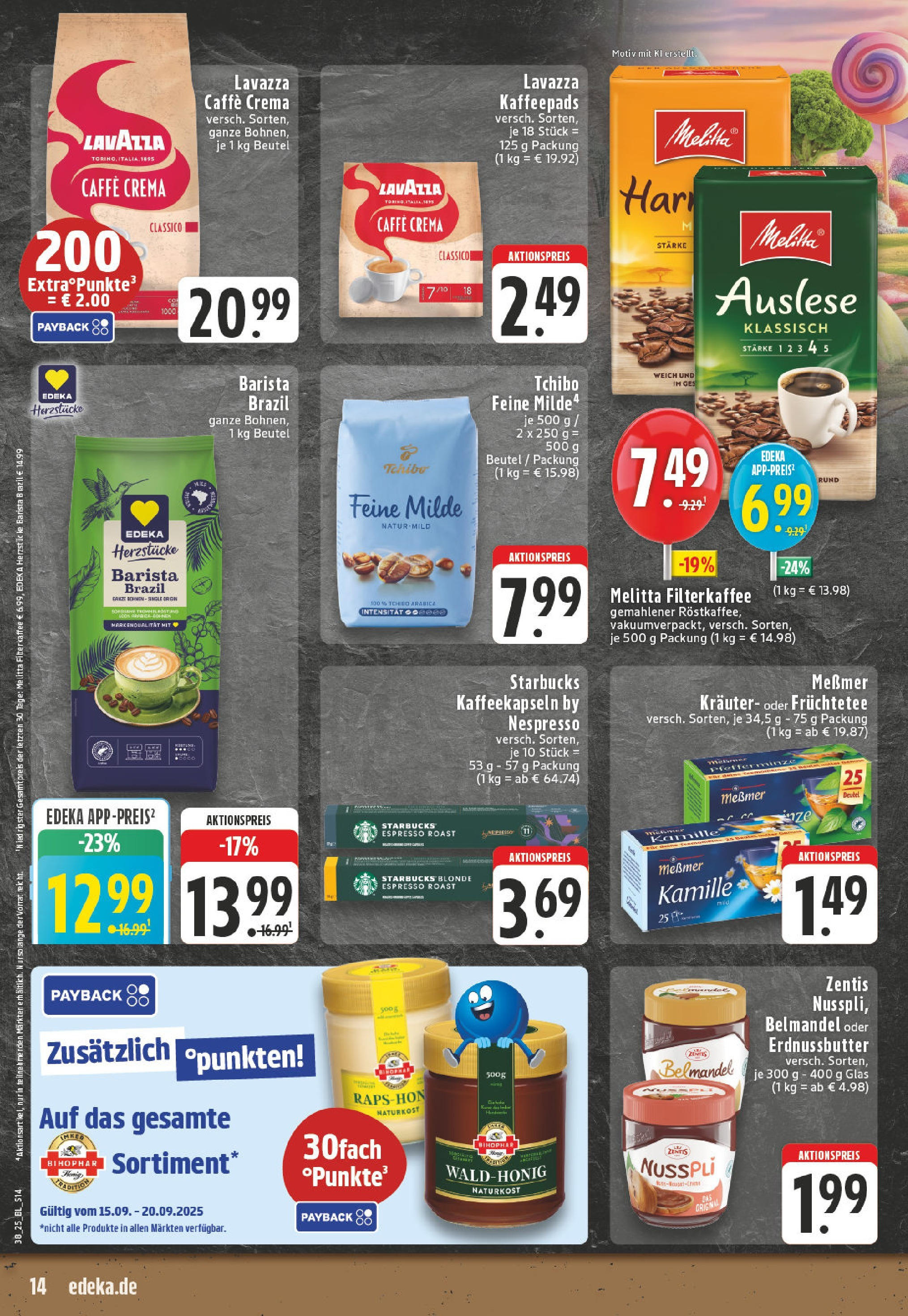 Edeka prospekt Köln	 (ab 15.09.2025) » Angebote Online | Seite: 16 | Produkte: Melitta, Lavazza, Kaffeepads, Messmer