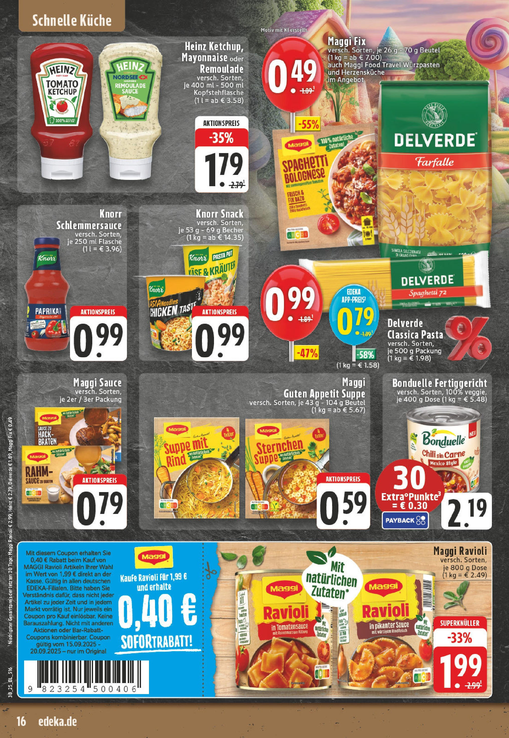 Edeka prospekt Köln	 (ab 15.09.2025) » Angebote Online | Seite: 18 | Produkte: Mayonnaise, Chili, Maggi fix, Ketchup