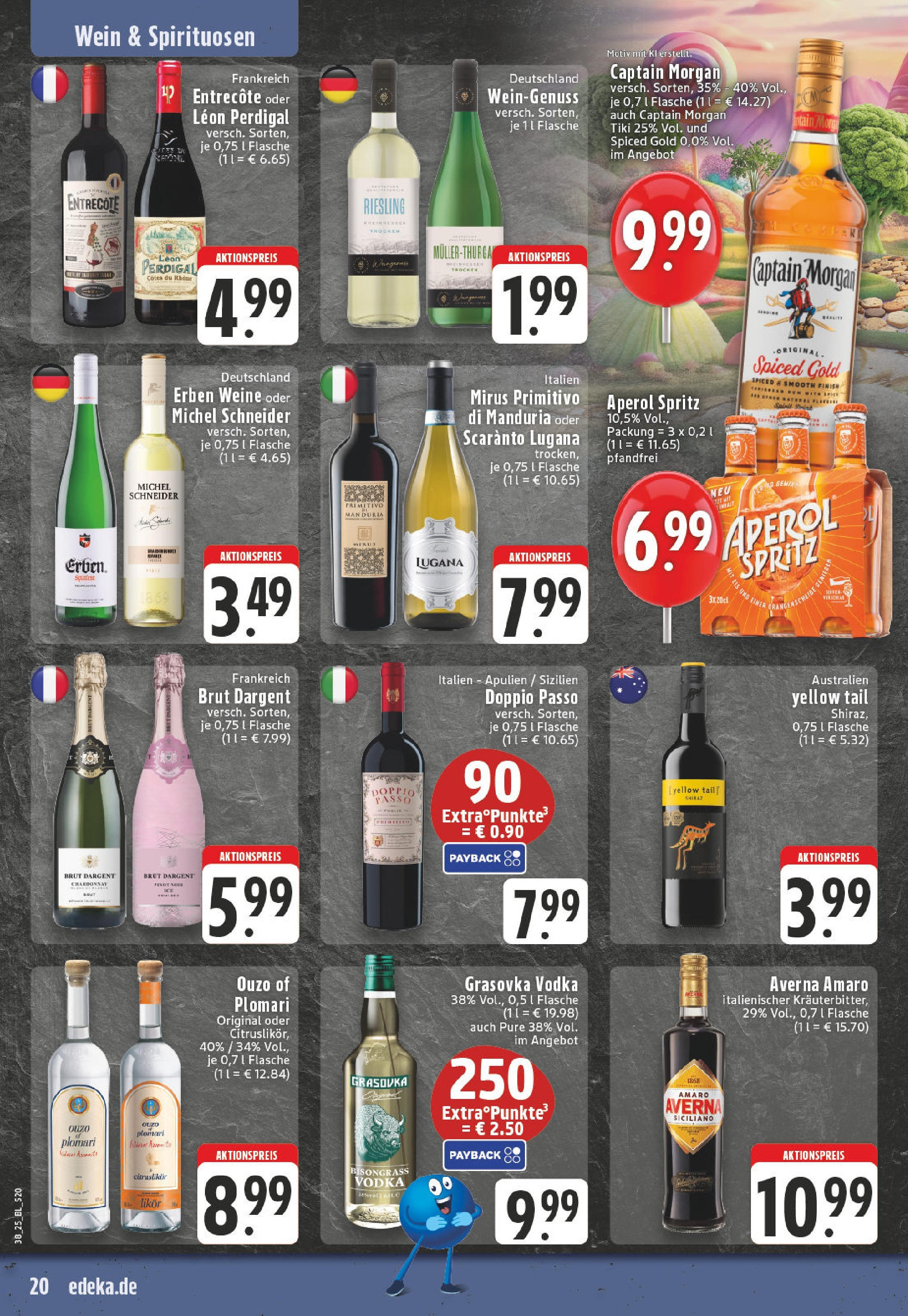 Edeka prospekt Köln	 (ab 15.09.2025) » Angebote Online | Seite: 22 | Produkte: Doppio Passo, Brut dargent, Aperol, Vodka