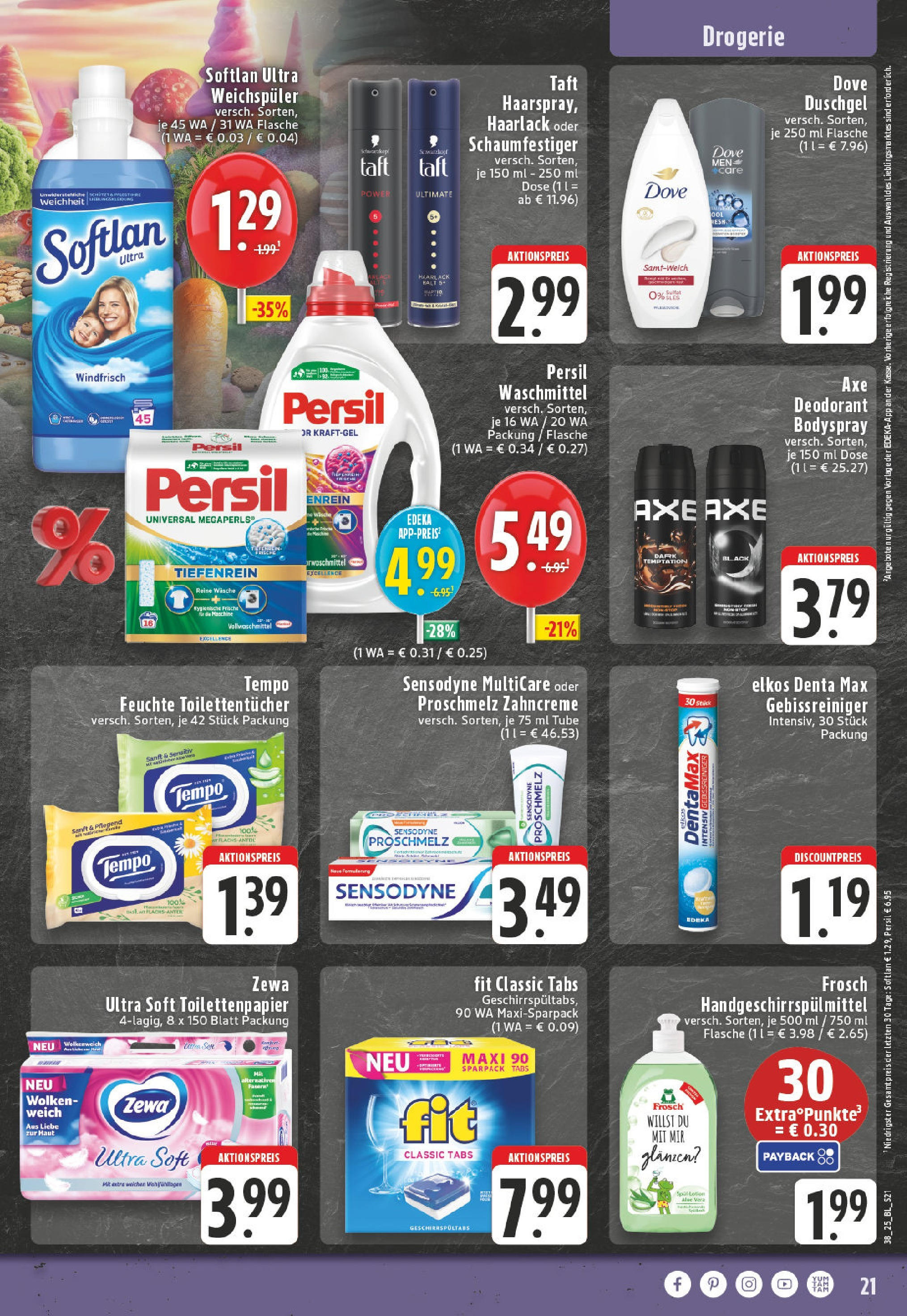 Edeka prospekt Köln	 (ab 15.09.2025) » Angebote Online | Seite: 23 | Produkte: Zewa, Duschgel, Deodorant, Persil