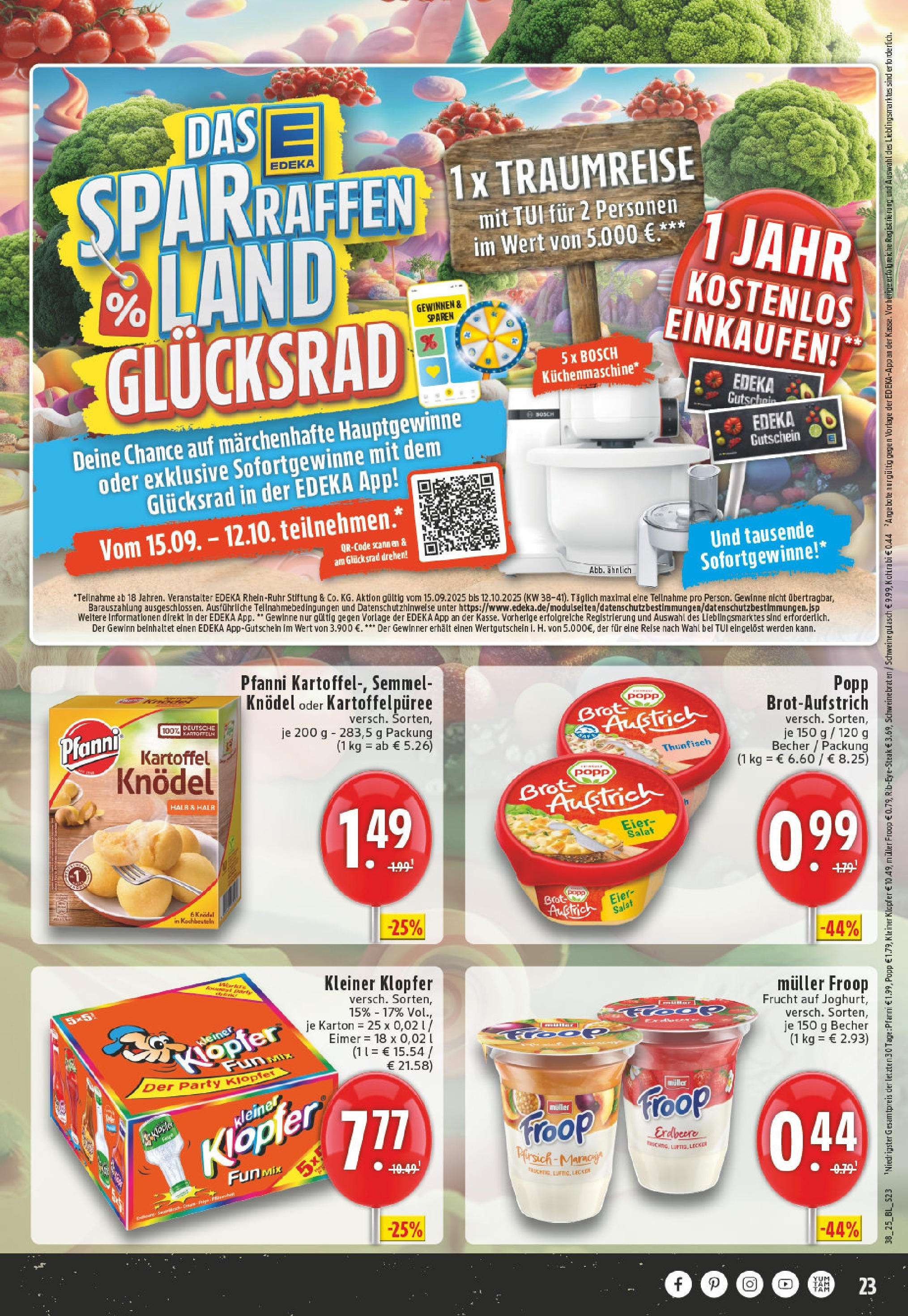 Edeka prospekt Köln	 (ab 15.09.2025) » Angebote Online | Seite: 25 | Produkte: Bosch, Kohlrabi, Kartoffeln, Brot