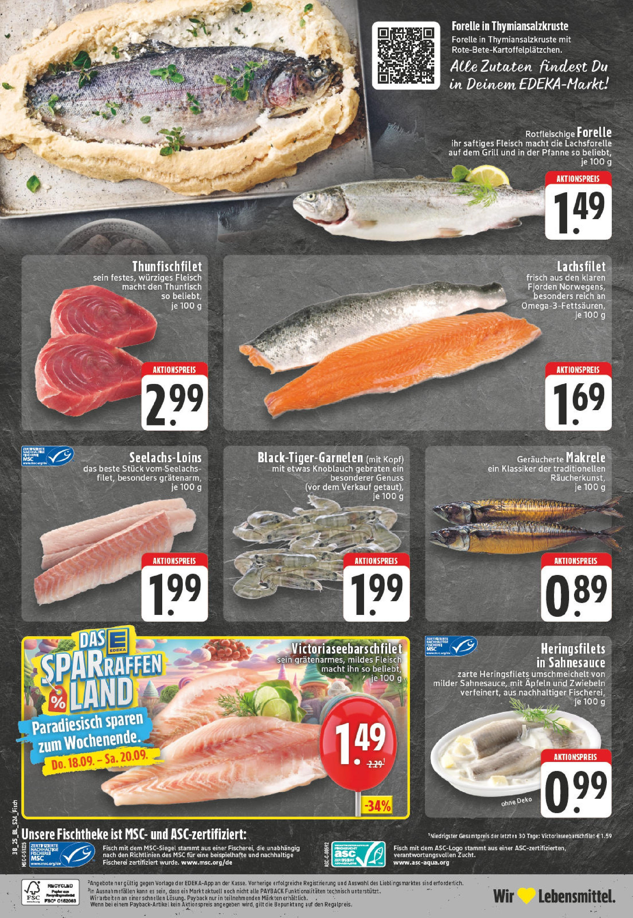 Edeka prospekt Lemgo	 (ab 14.09.2025) » Angebote Online | Seite: 26 | Produkte: Fisch, Zwiebeln, Knoblauch, Fleisch