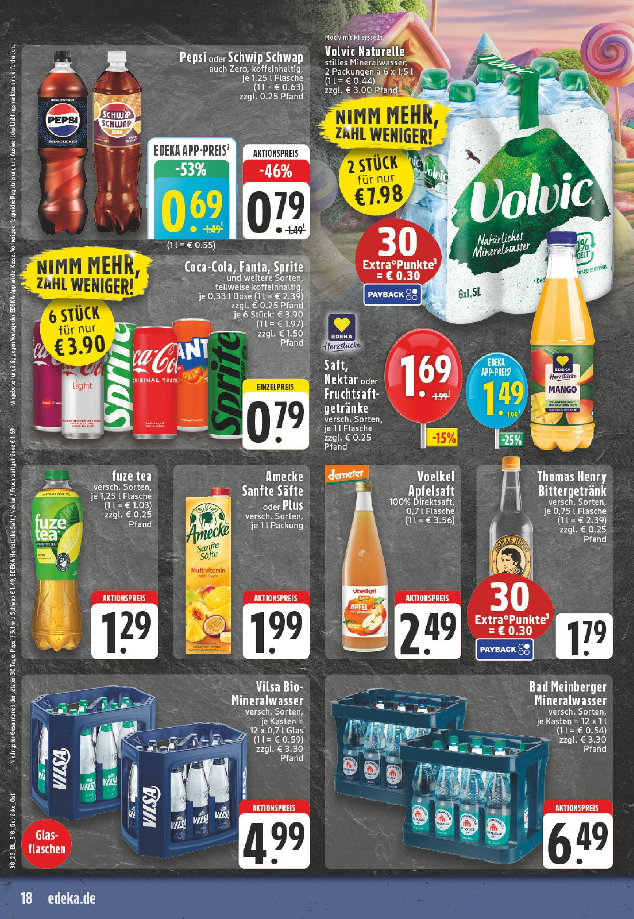 Edeka prospekt Lemgo	 (ab 14.09.2025) » Angebote Online | Seite: 20 | Produkte: Bad, Apfelsaft, Pepsi, Fruchtsaft