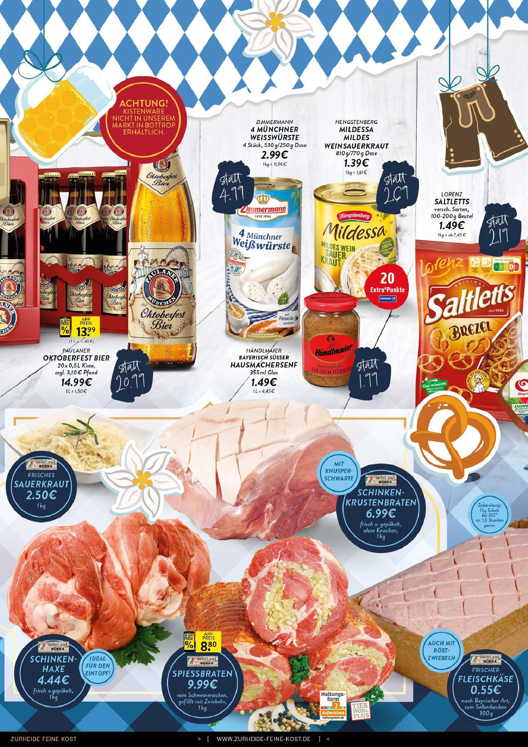 Edeka prospekt Essen	 (ab 15.09.2025) » Angebote Online | Seite: 2 | Produkte: Krustenbraten, Zwiebeln, Schinken, Wein