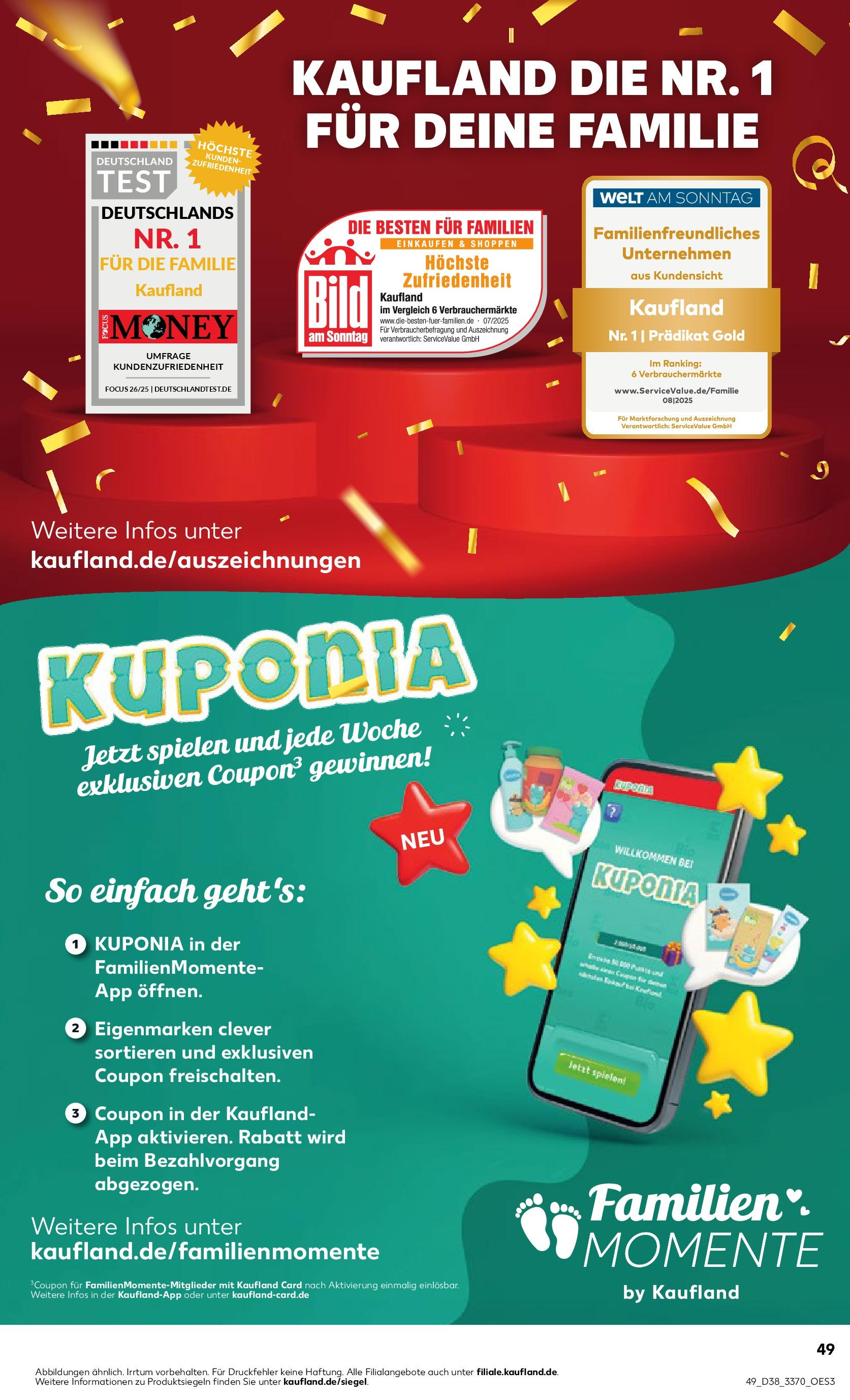 Prospekt Kaufland ab 18.09.2025 » Angebote Online zum Blättern | Seite: 49