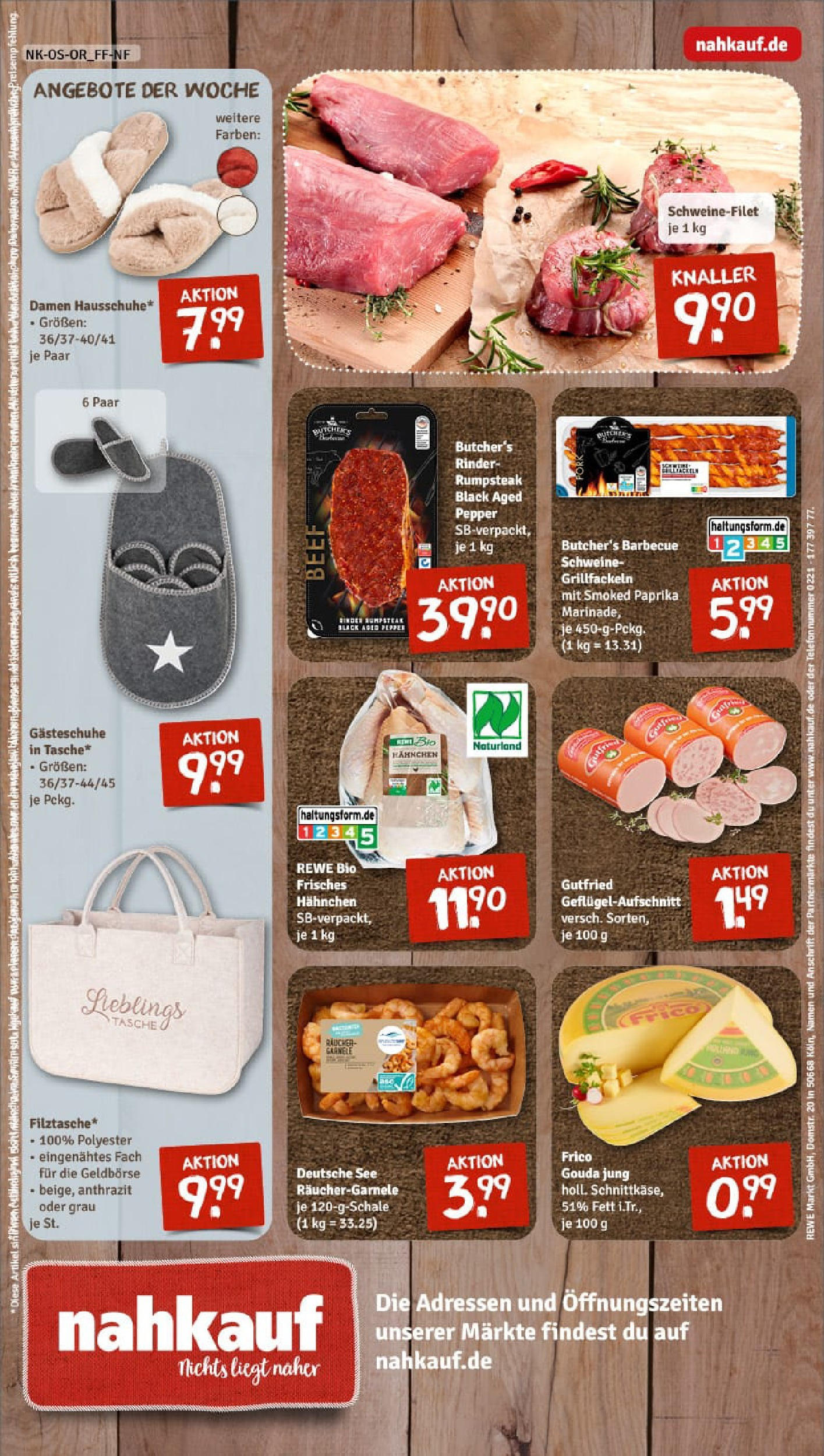 REWE Prospekt ab 14.09.2025 zum Blättern » Angebote | Seite: 8 | Produkte: Tasche, Gouda, Schweinefilet, Paprika