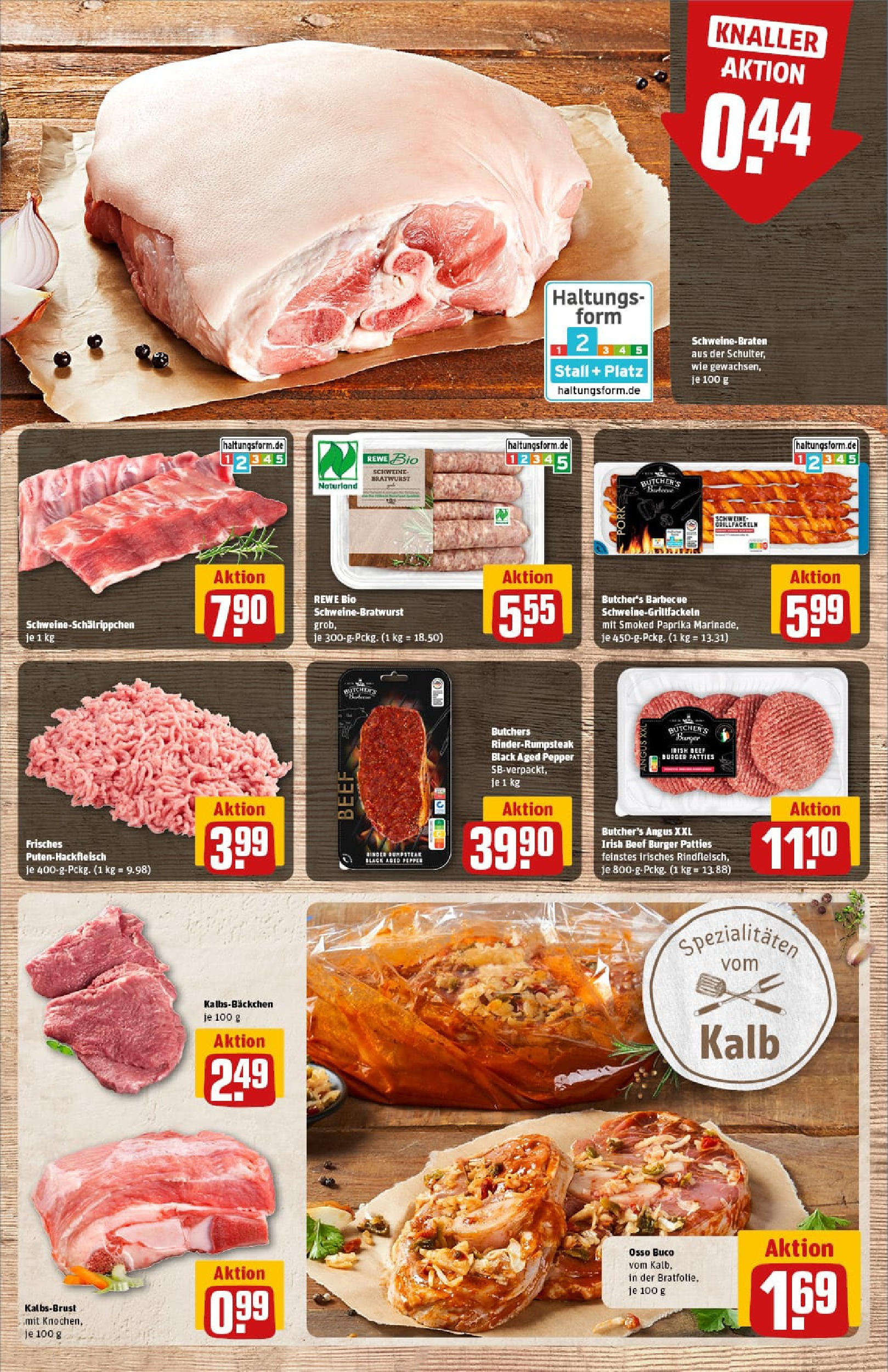 REWE Prospekt ab 14.09.2025 zum Blättern » Angebote | Seite: 9 | Produkte: Bratwurst, Burger, Paprika, Steak