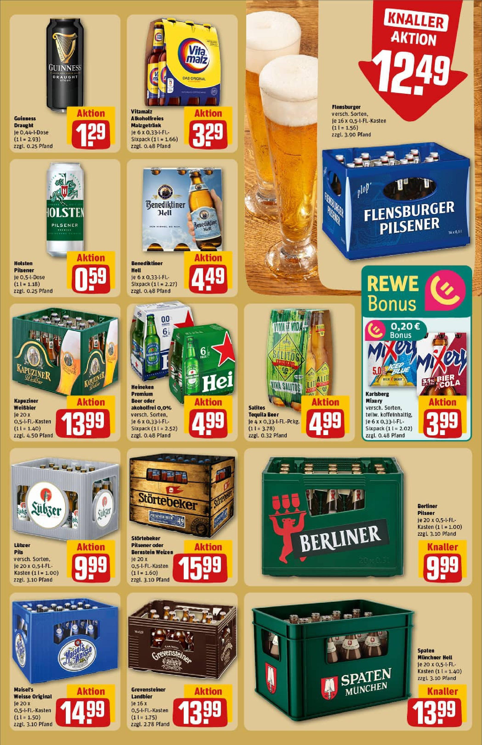 REWE Prospekt ab 14.09.2025 zum Blättern » Angebote | Seite: 19 | Produkte: Mixer, Holsten, Flensburger, Lubzer
