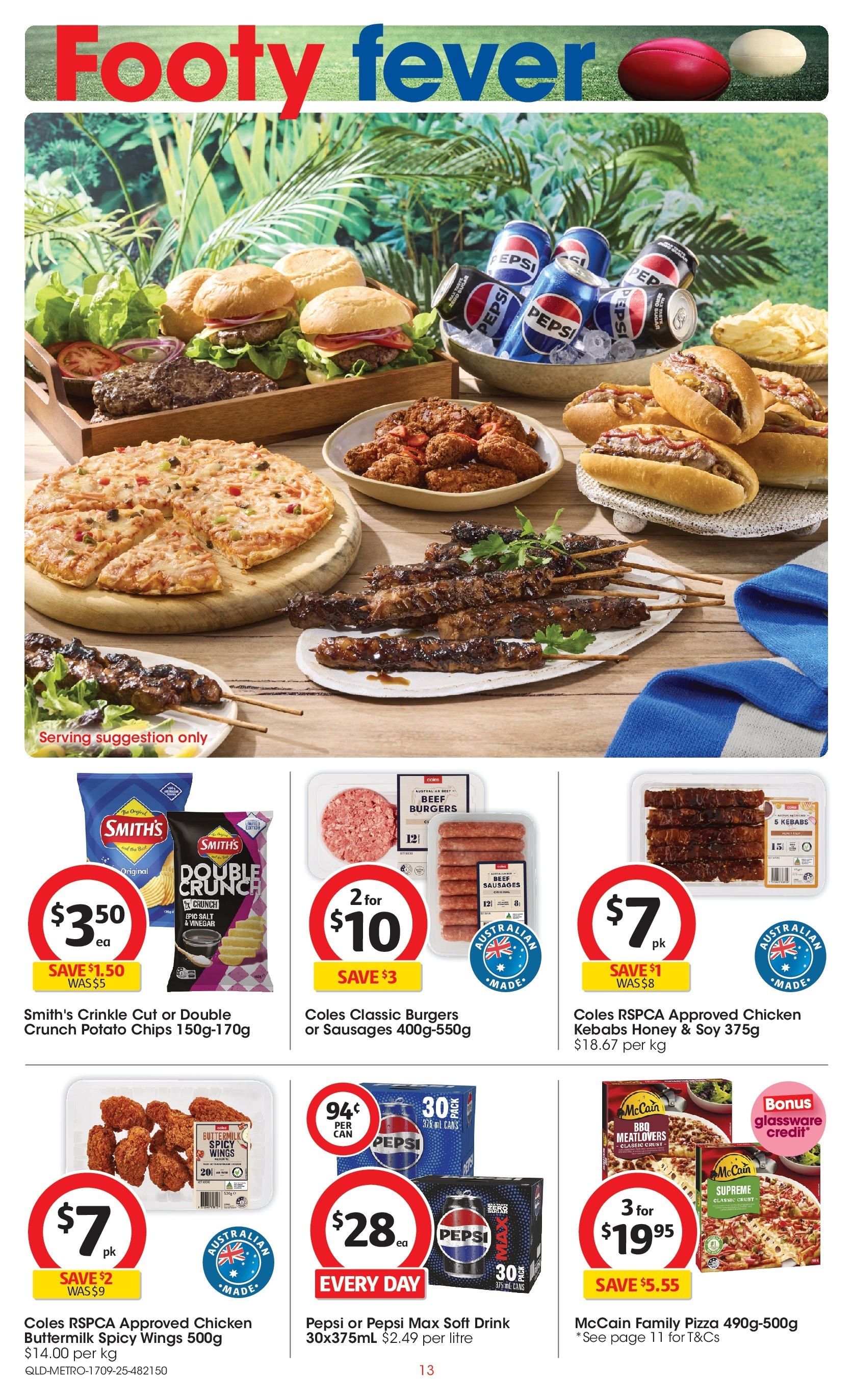 ﻿﻿Coles catalogue valid from 17/09/2025 > Online Australia | Page: 13 | Products: Honey, Beef, Salt, Pepsi Max