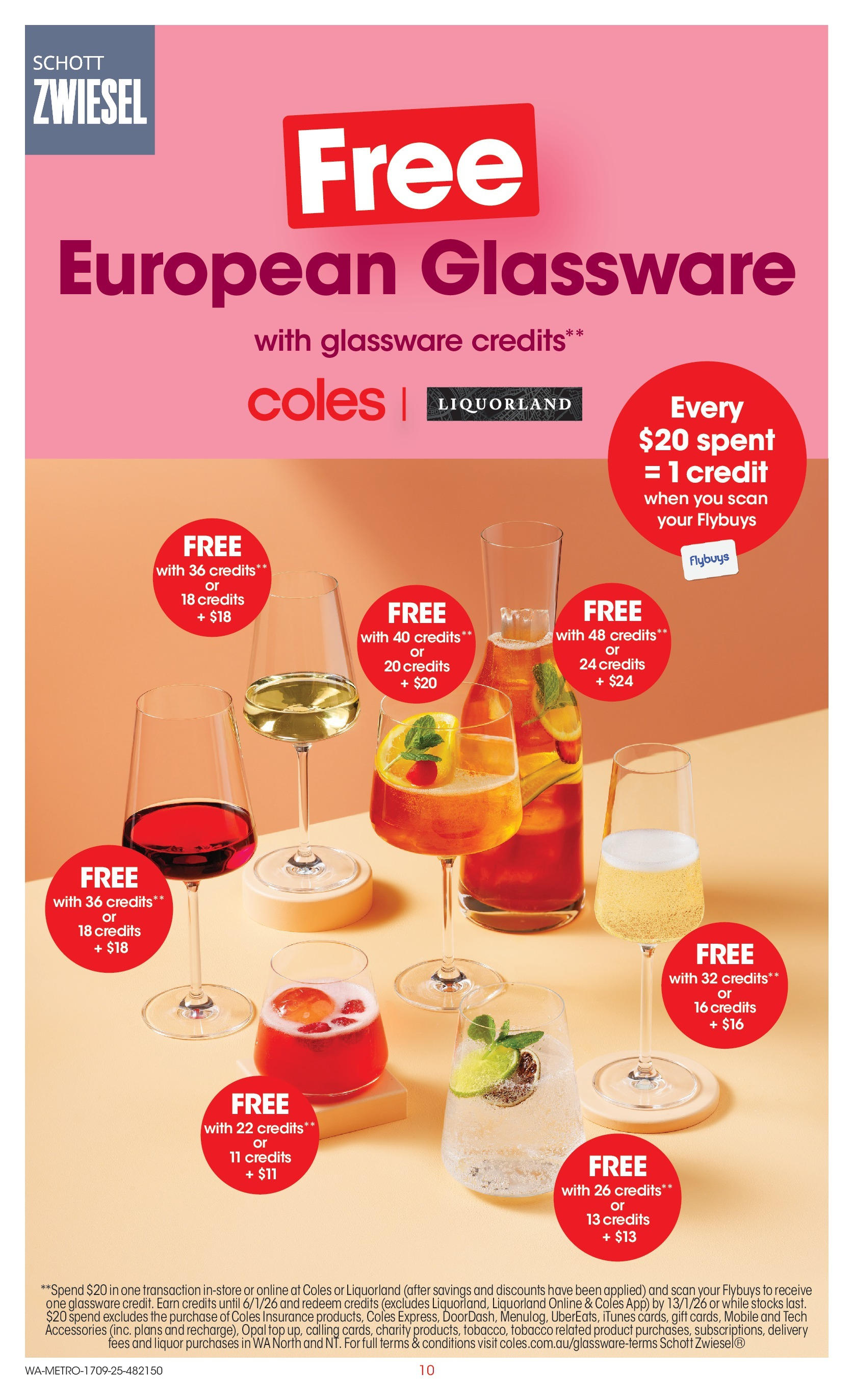 ﻿﻿Coles catalogue valid from 17/09/2025 > Online Australia | Page: 10 | Products: Glassware, Opal, Accessories, Mobile