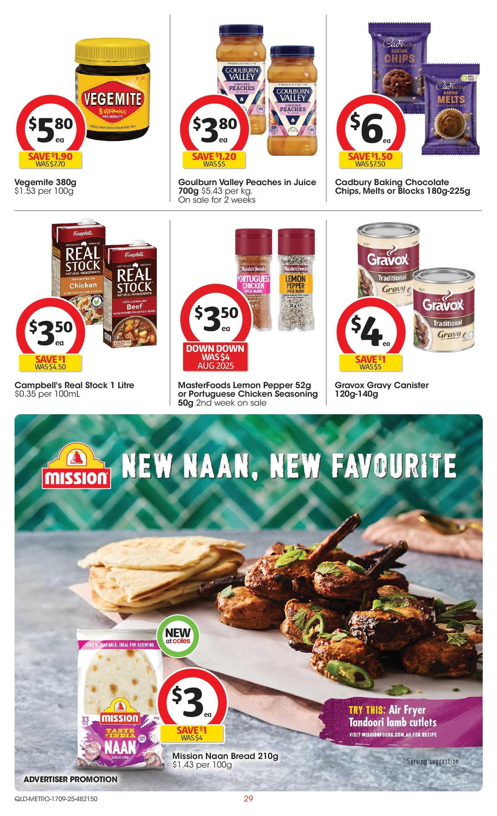 ﻿﻿Coles catalogue valid from 17/09/2025 > Online Australia | Page: 29 | Products: Bread, Chicken, Lemon, Vegemite