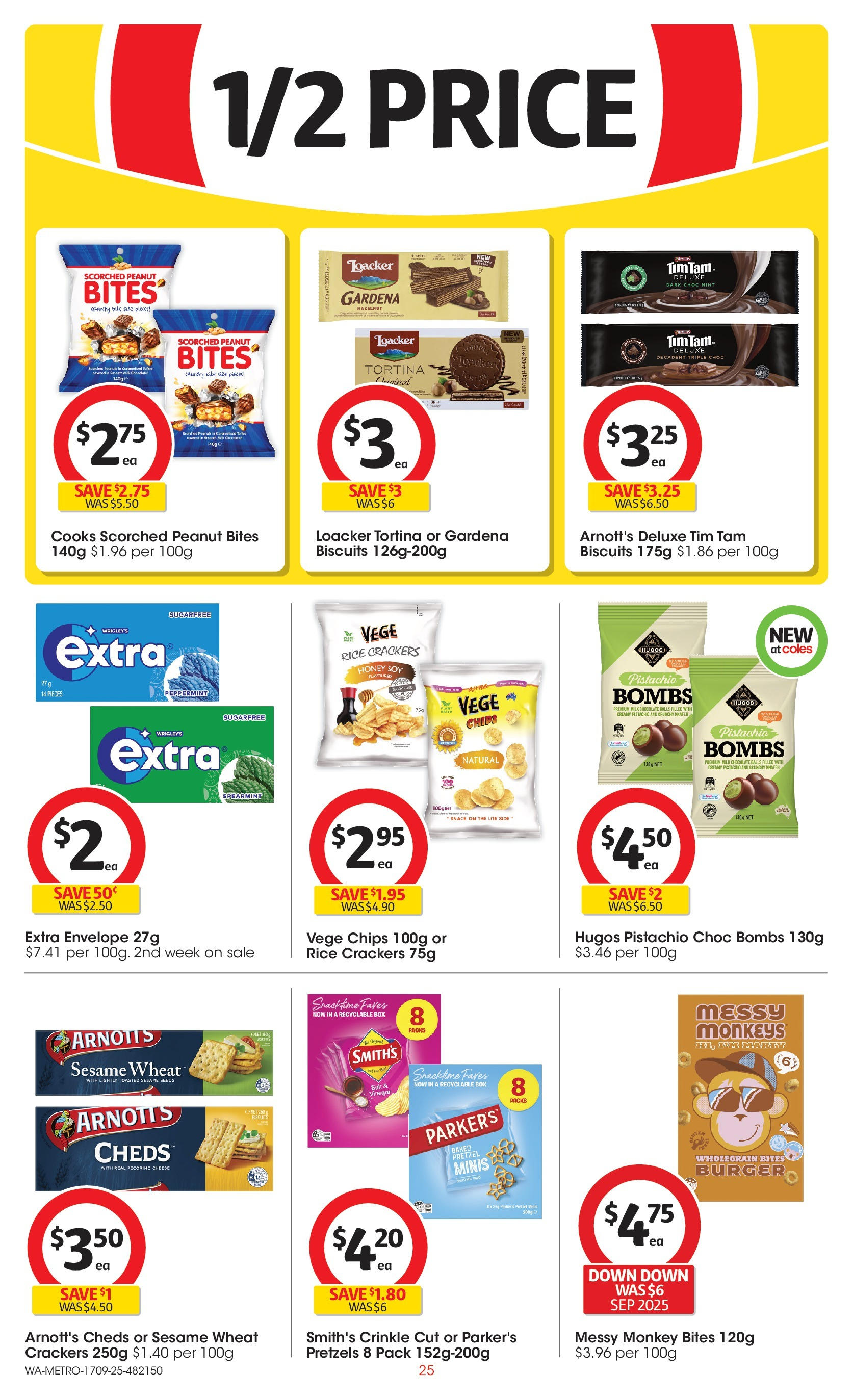 ﻿﻿Coles catalogue valid from 17/09/2025 > Online Australia | Page: 25 | Products: Box, Chocolate, Biscuits, Seeds
