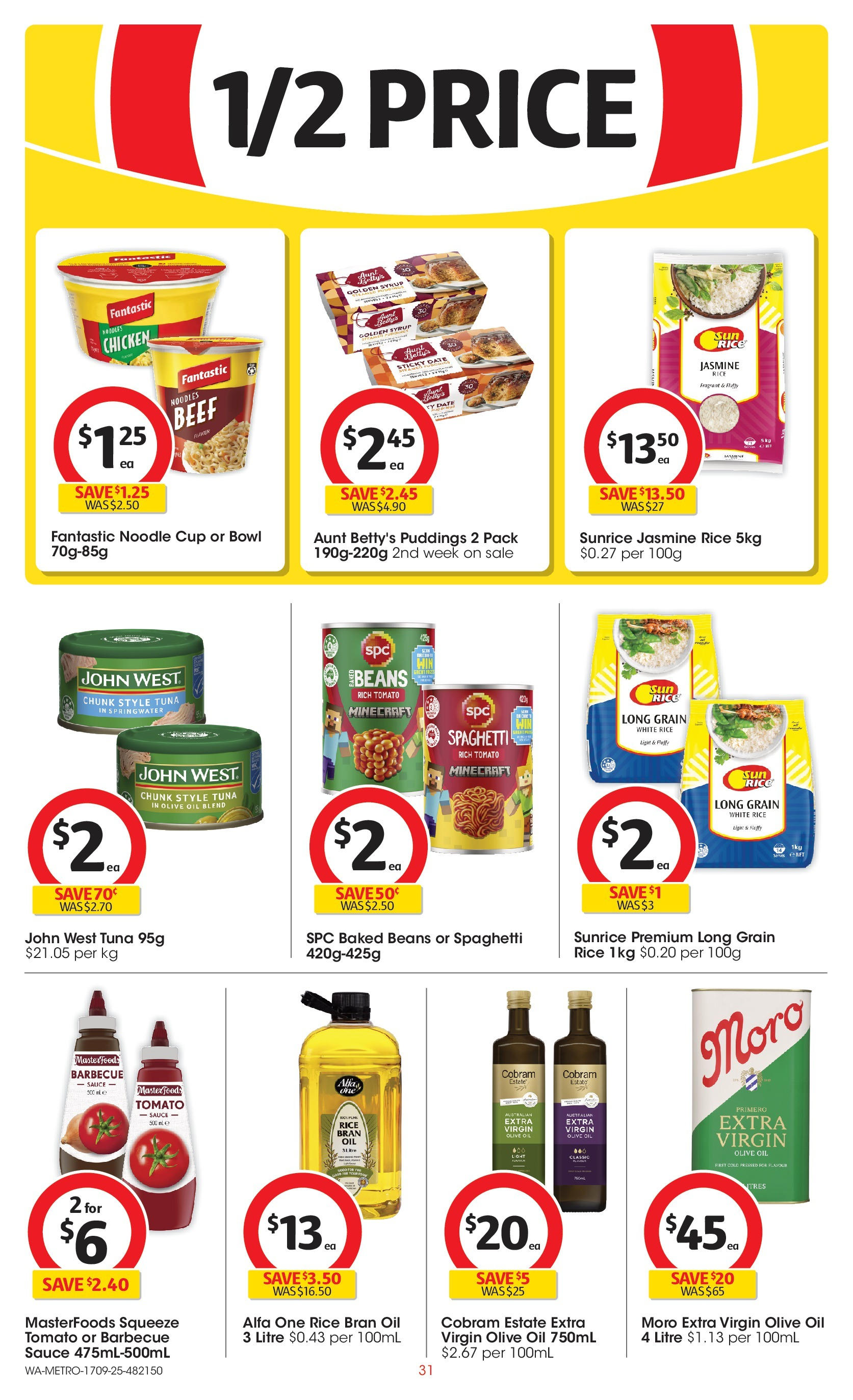 ﻿﻿Coles catalogue valid from 17/09/2025 > Online Australia | Page: 31 | Products: Oil, Olive oil, Tuna, Date